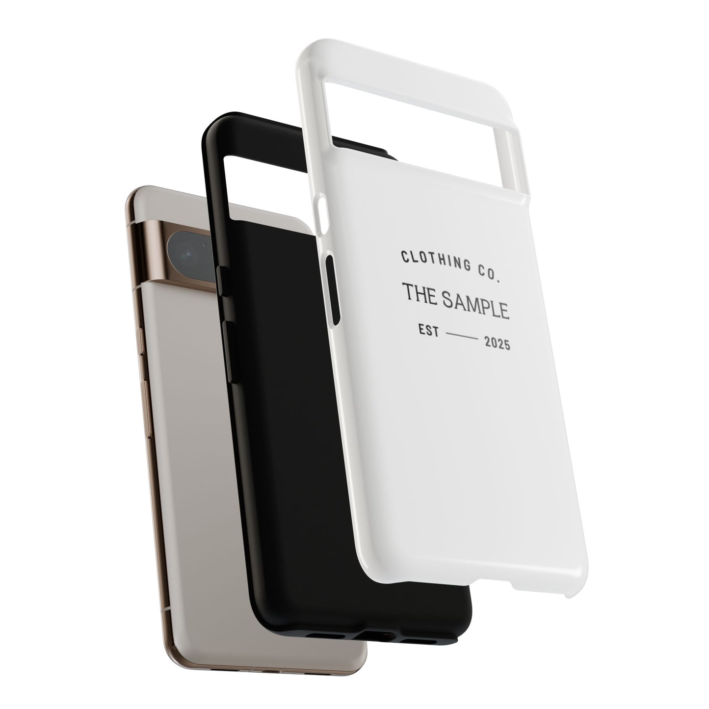 Durable Phone Case - “The Sample Clothing Co.” Design