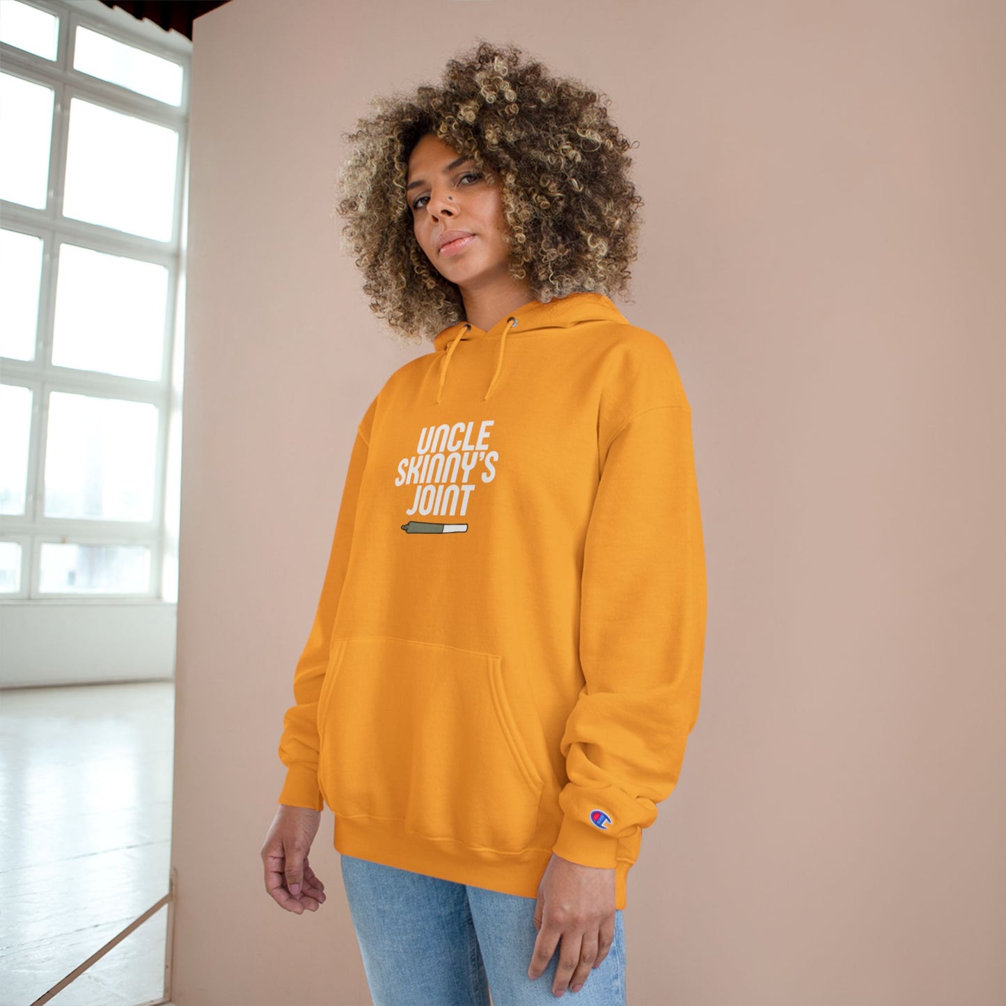 Champion Hoodie - “Uncle Skinny’s Joint” Design
