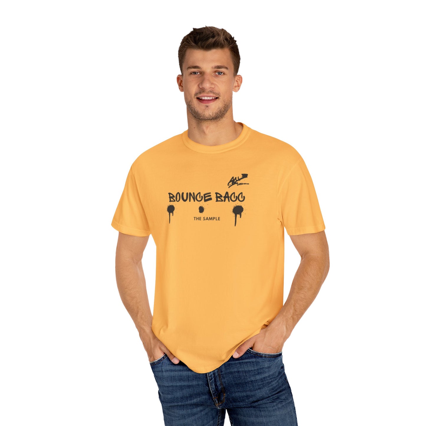 “Bounce Bacc” Unisex Garment-Dyed T-Shirt - Streetwear Style for Everyday Comfort
