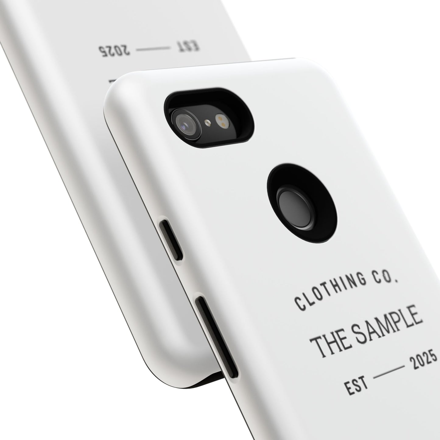 Durable Phone Case - “The Sample Clothing Co.” Design