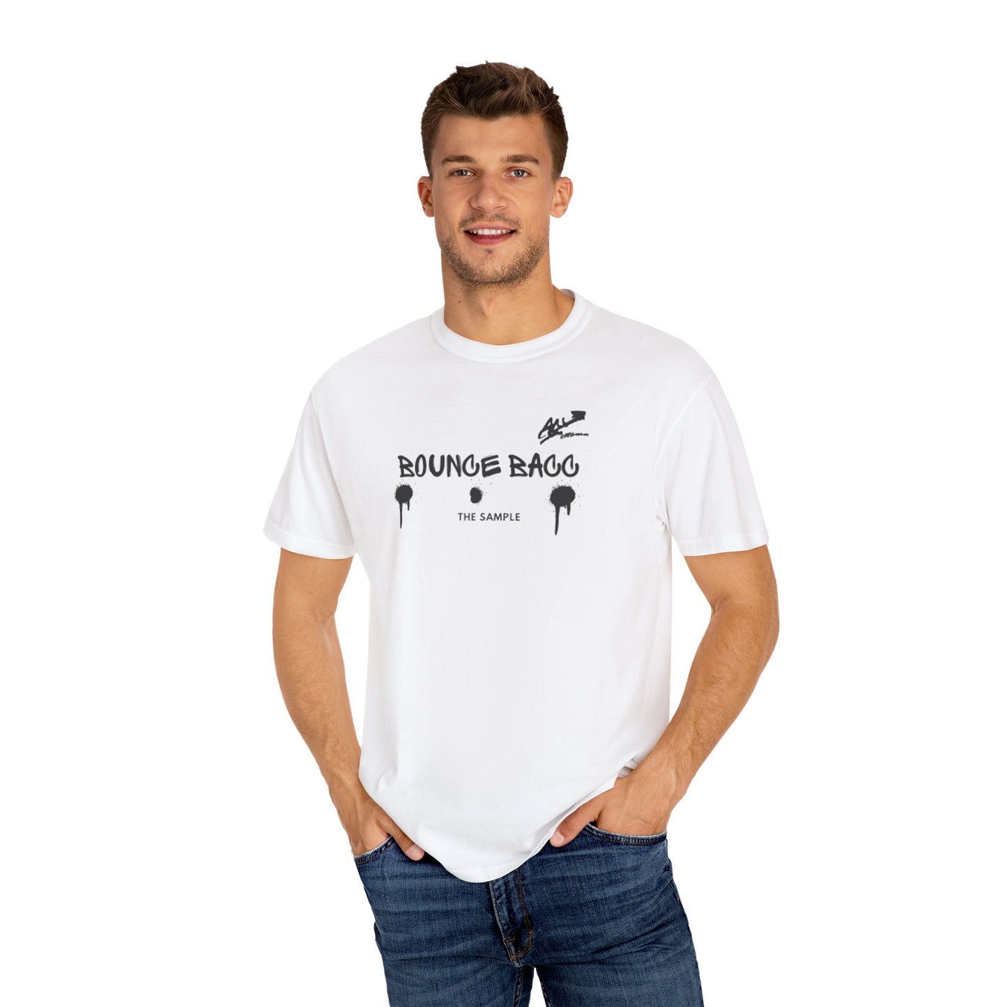“Bounce Bacc” Unisex Garment-Dyed T-Shirt - Streetwear Style for Everyday Comfort