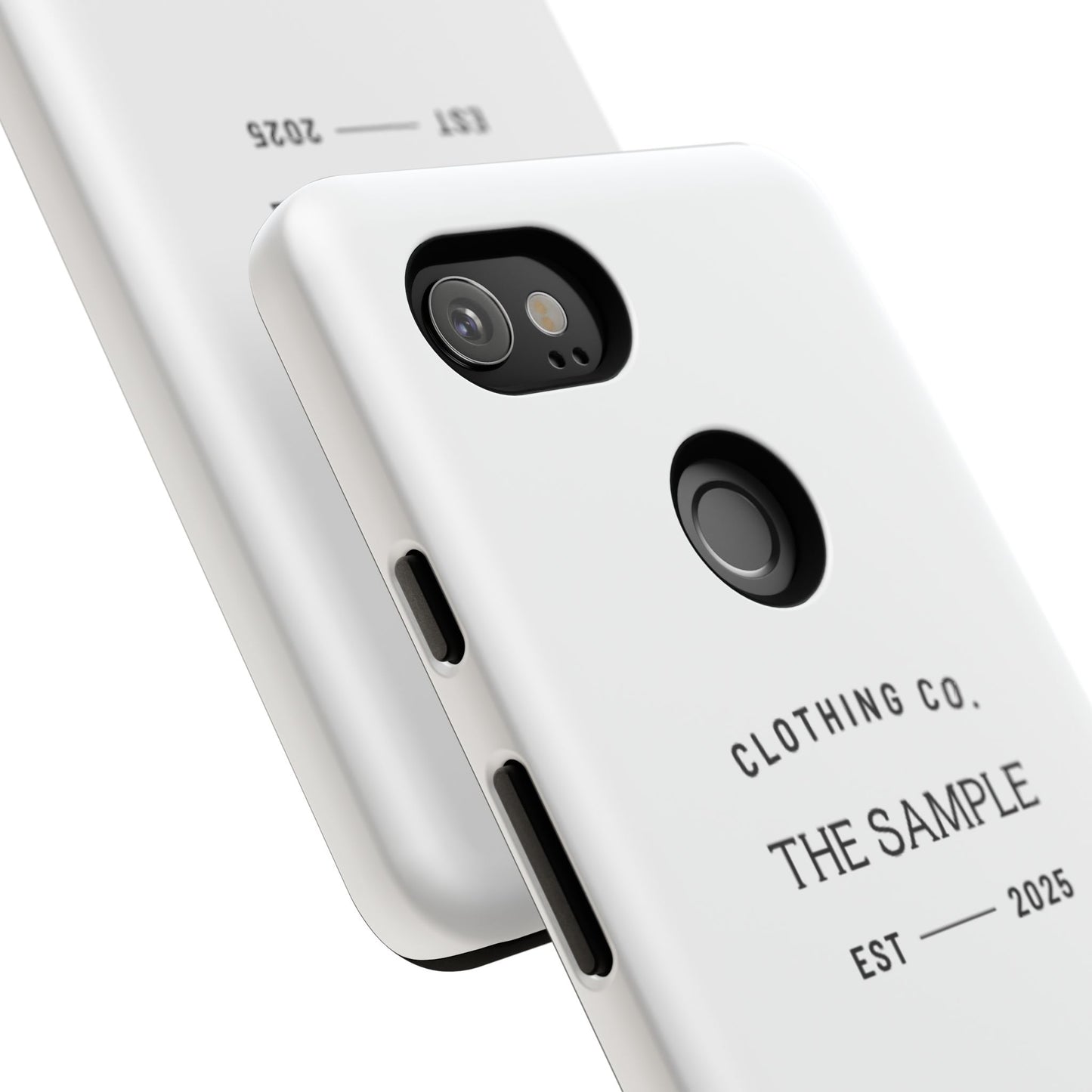Durable Phone Case - “The Sample Clothing Co.” Design