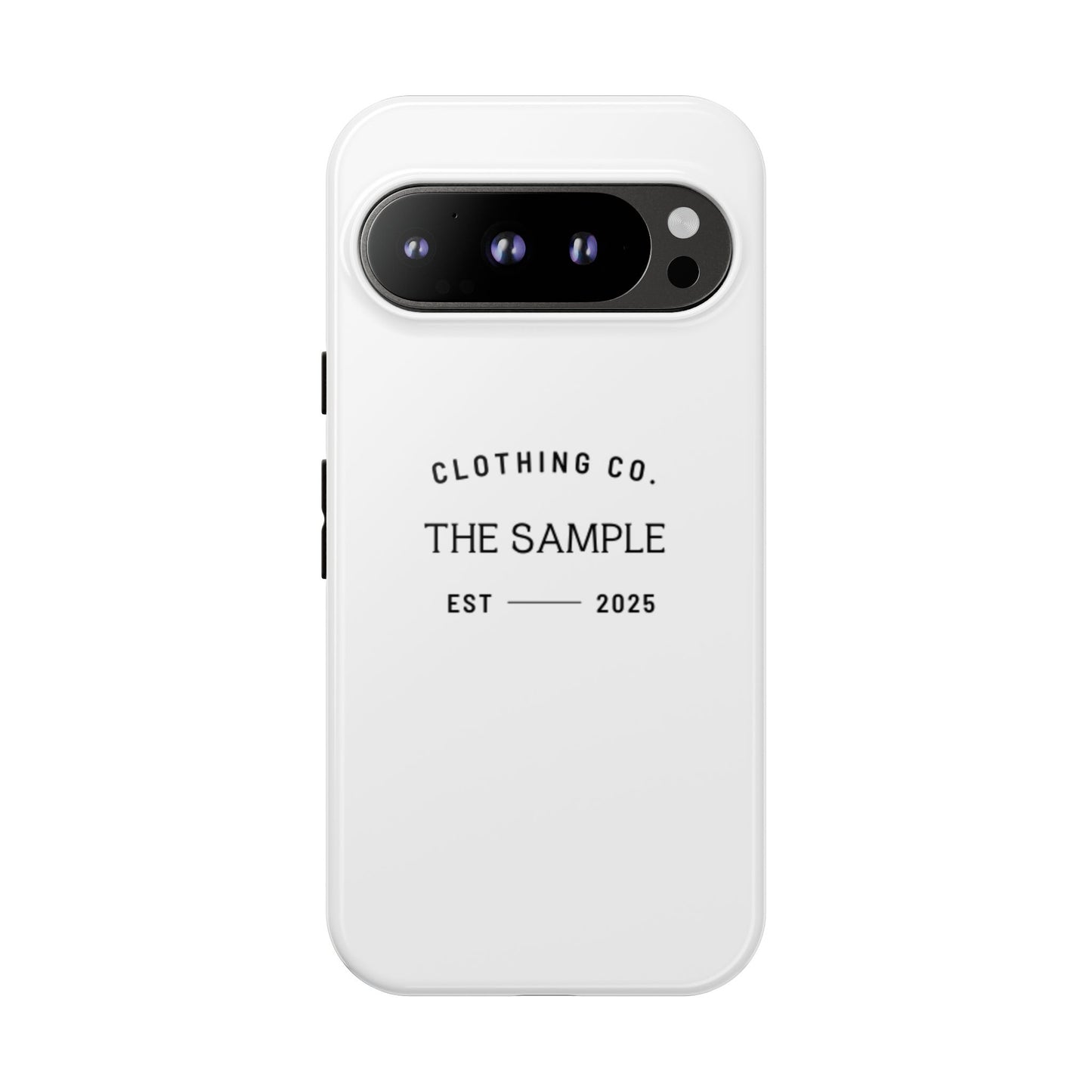Durable Phone Case - “The Sample Clothing Co.” Design
