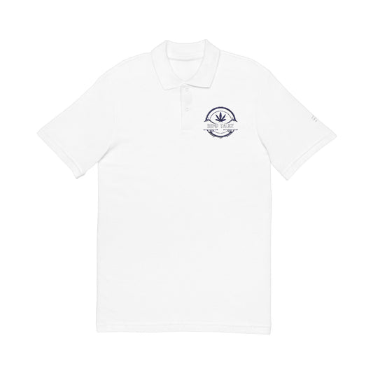 Embroidered Polo Shirt - “Hemp Talez” Design (Green Logo)