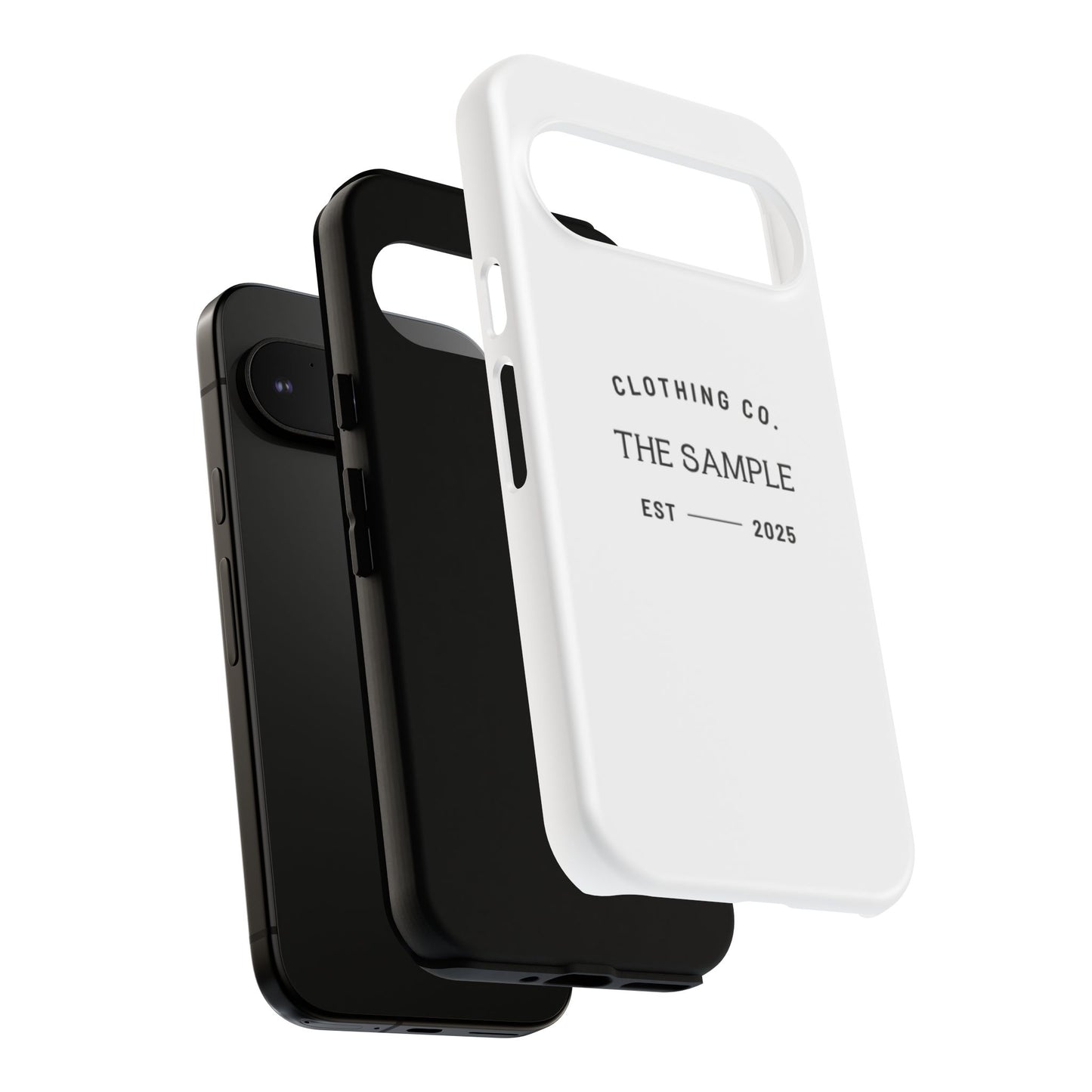 Durable Phone Case - “The Sample Clothing Co.” Design