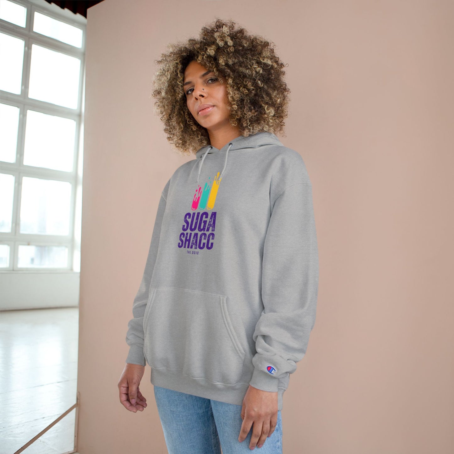 Champion Hoodie - "Suga Shacc" Design
