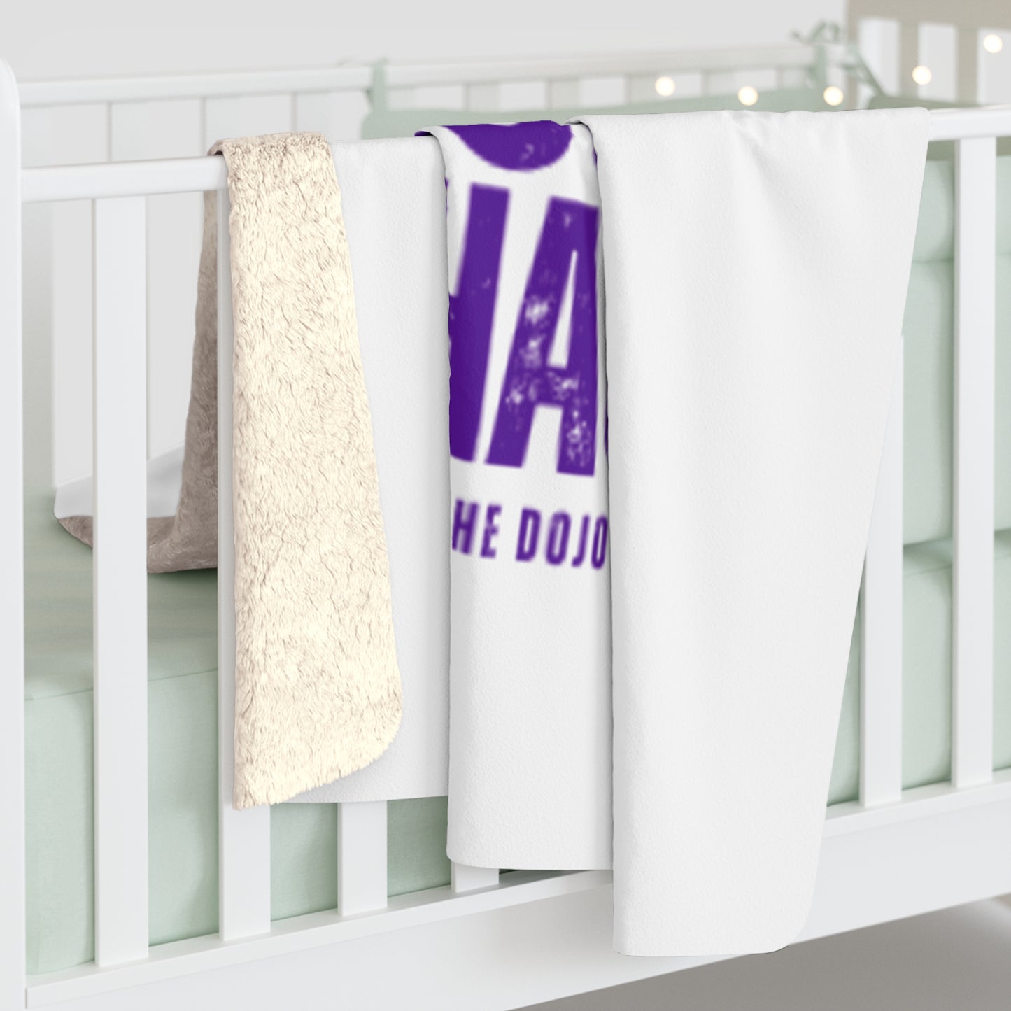 Cozy Sherpa Fleece Blanket - “Suga Shacc” Design for Ultimate Comfort