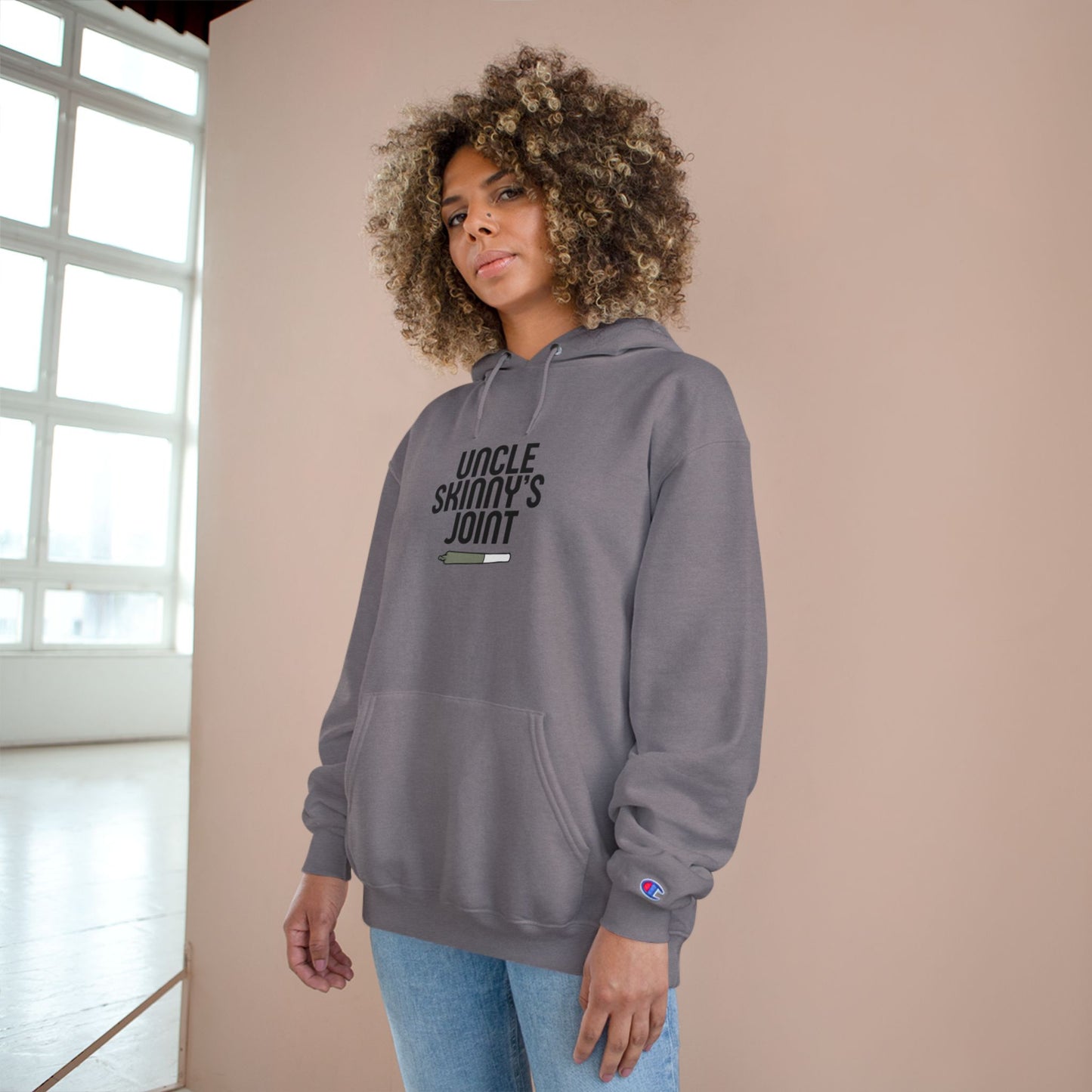 Champion Hoodie - “Uncle Skinny’s Joint” Design