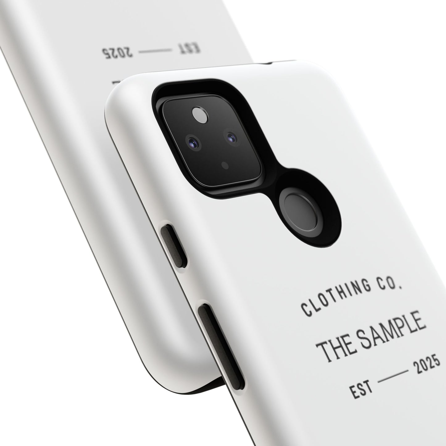 Durable Phone Case - “The Sample Clothing Co.” Design