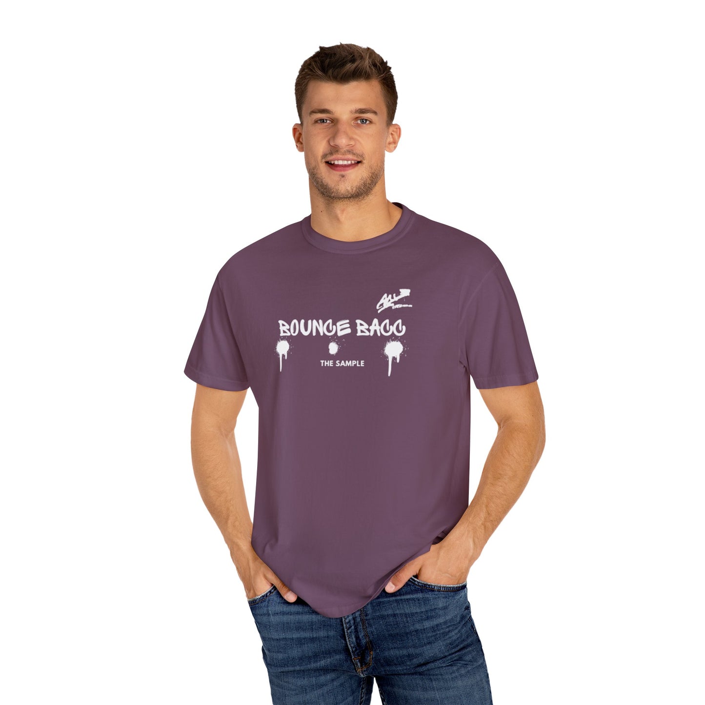 “Bounce Bacc” Unisex Garment-Dyed T-Shirt - Soft, Trendy Style for Everyday Wear