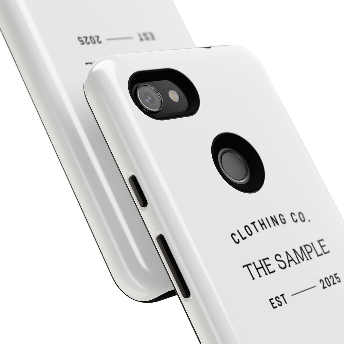 Durable Phone Case - “The Sample Clothing Co.” Design