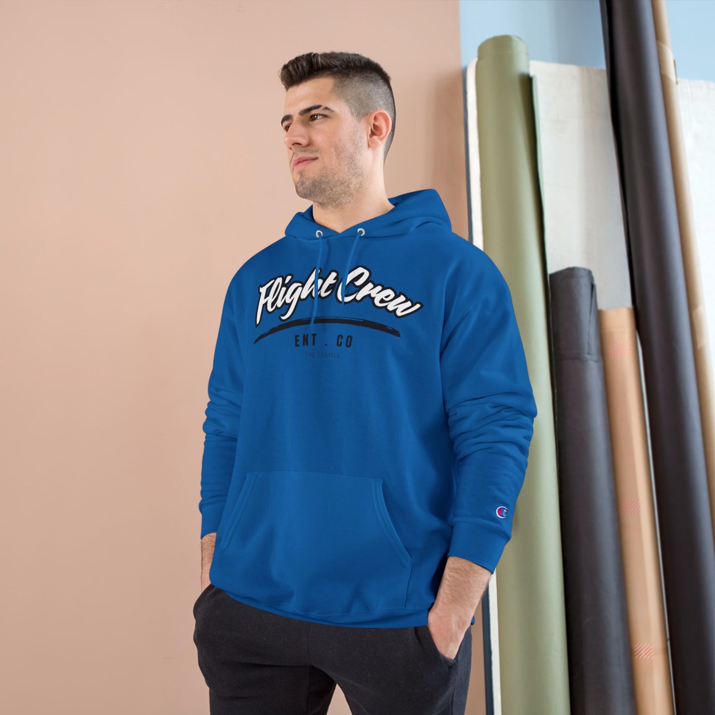 Champion Hoodie - "Flight Crew" Design