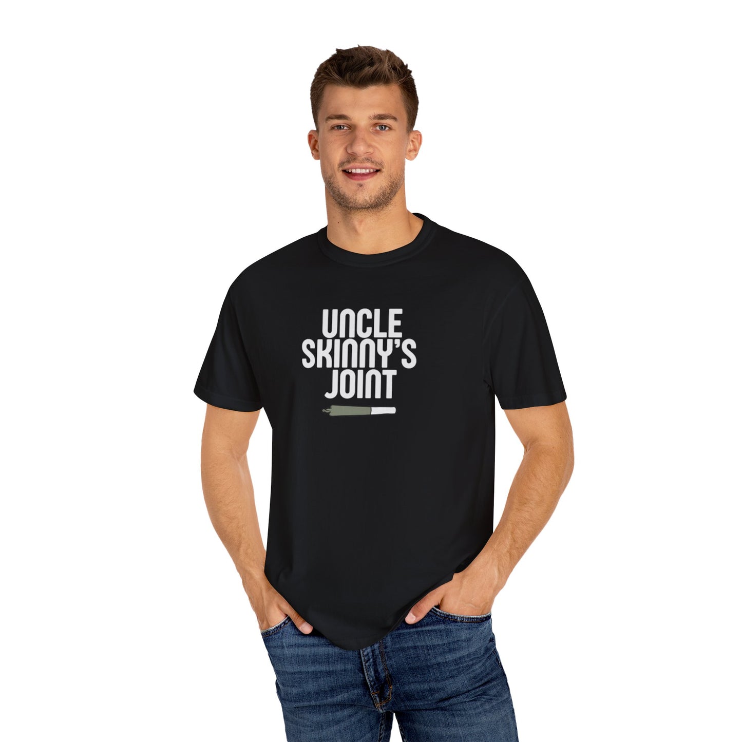 (Unisex) Comfortable Tee - “Uncle Skinny’s Joint” Design