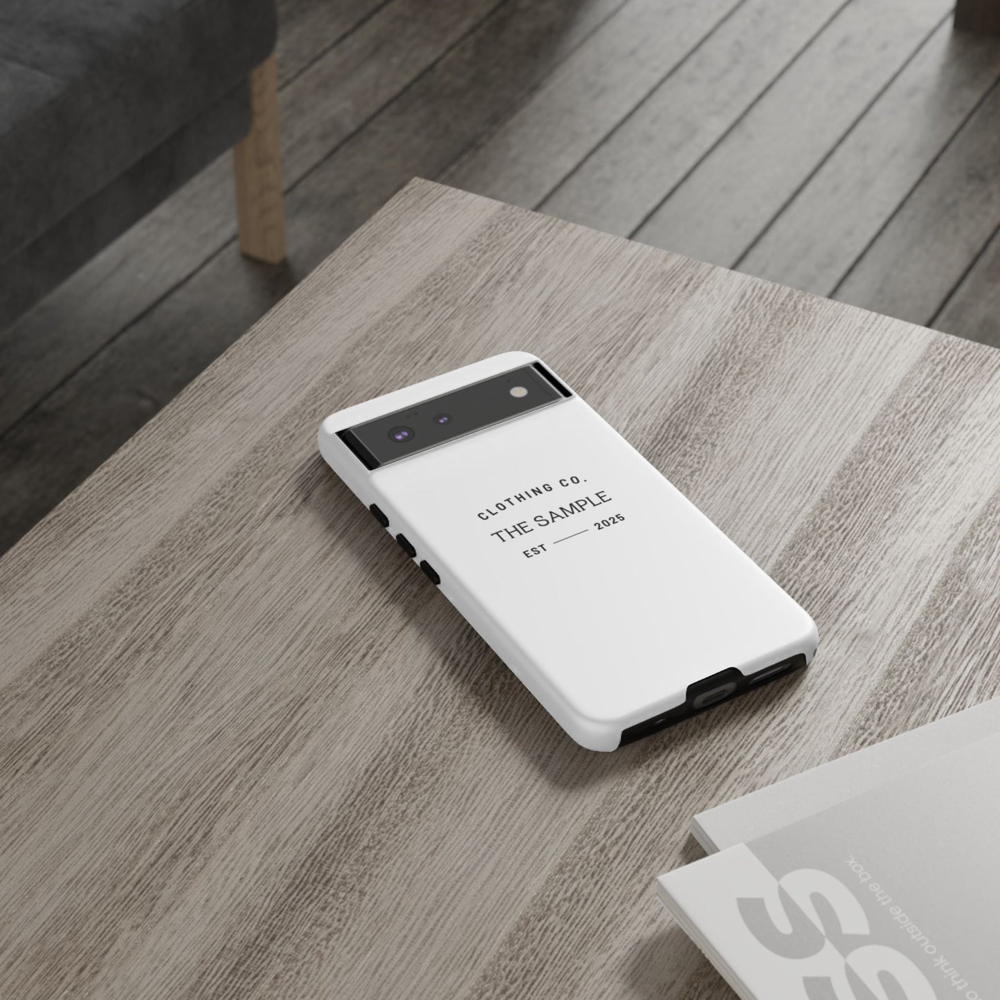 Durable Phone Case - “The Sample Clothing Co.” Design