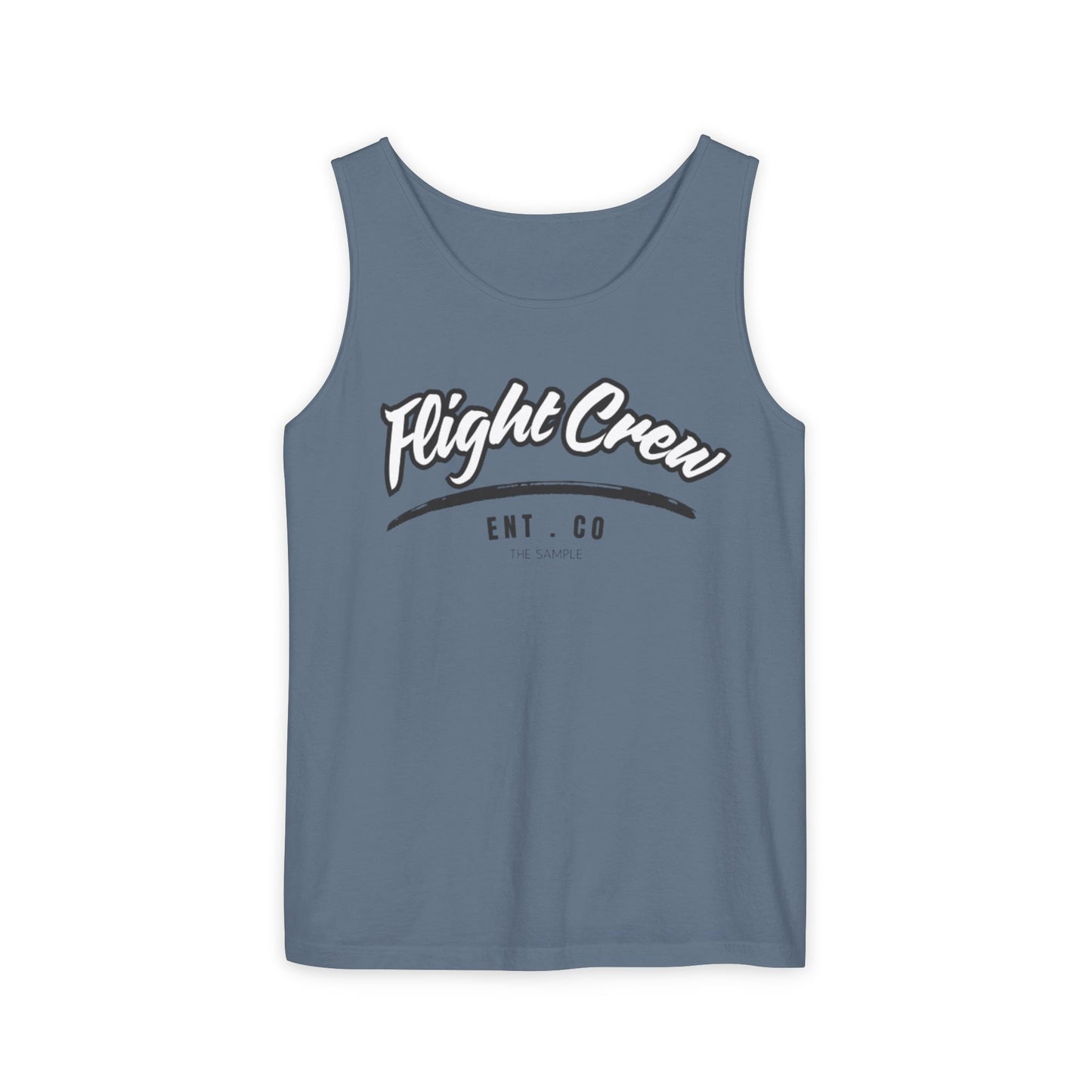 Unisex Garmented-Tank Top - "Flight Crew" Design