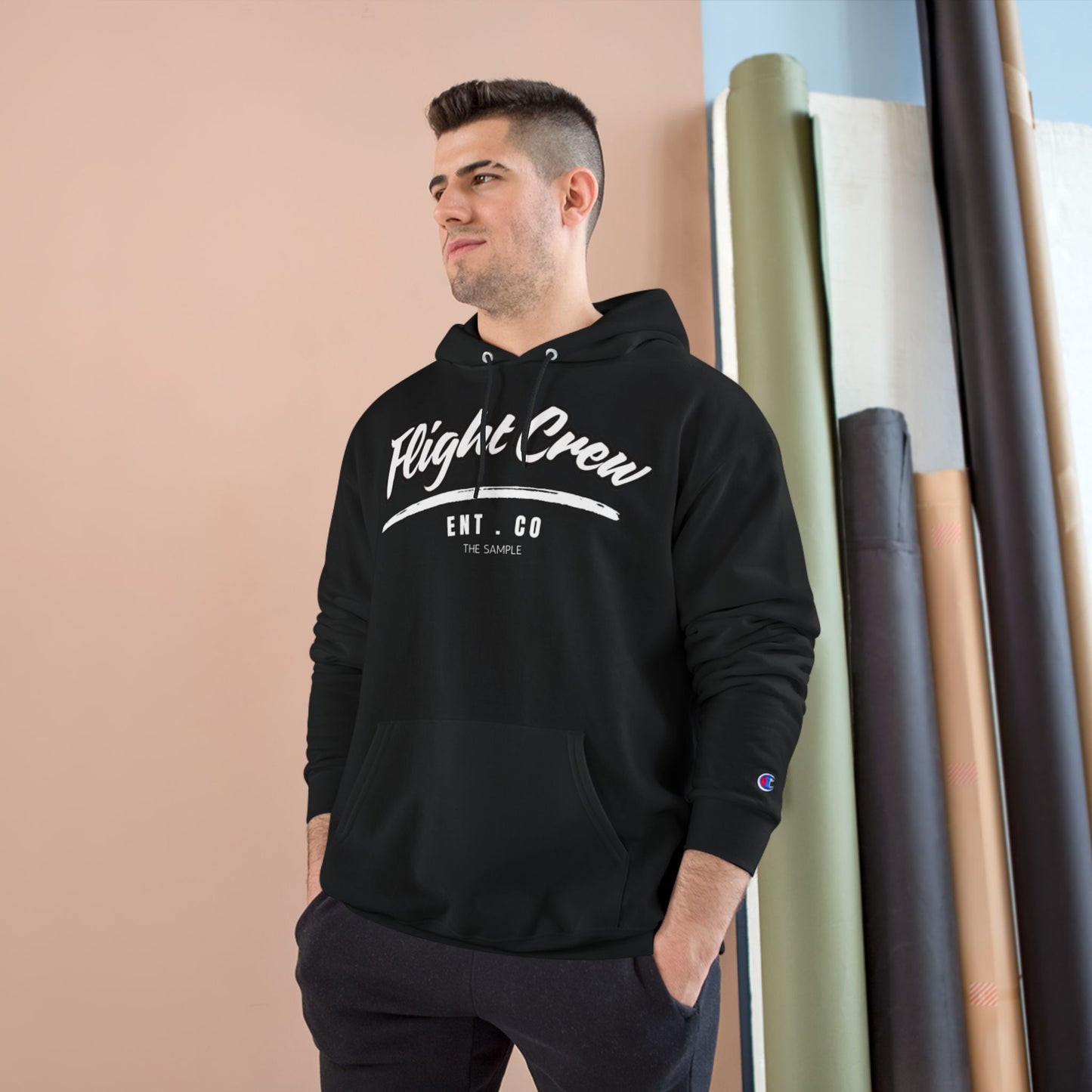 Champion Hoodie - "Flight Crew" Design