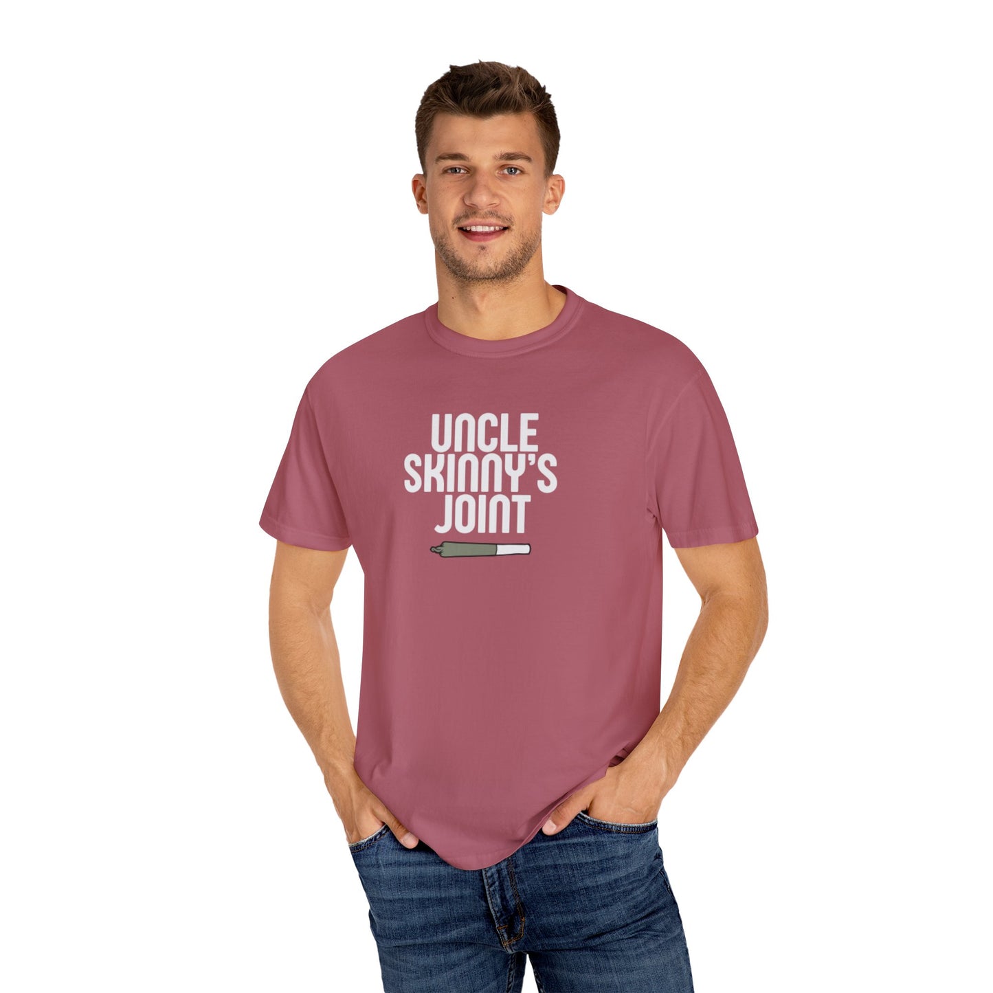 (Unisex) Comfortable Tee - “Uncle Skinny’s Joint” Design