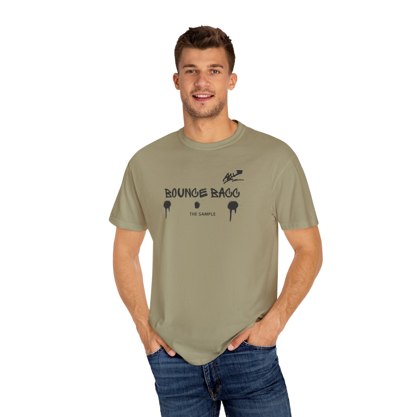 “Bounce Bacc” Unisex Garment-Dyed T-Shirt - Streetwear Style for Everyday Comfort
