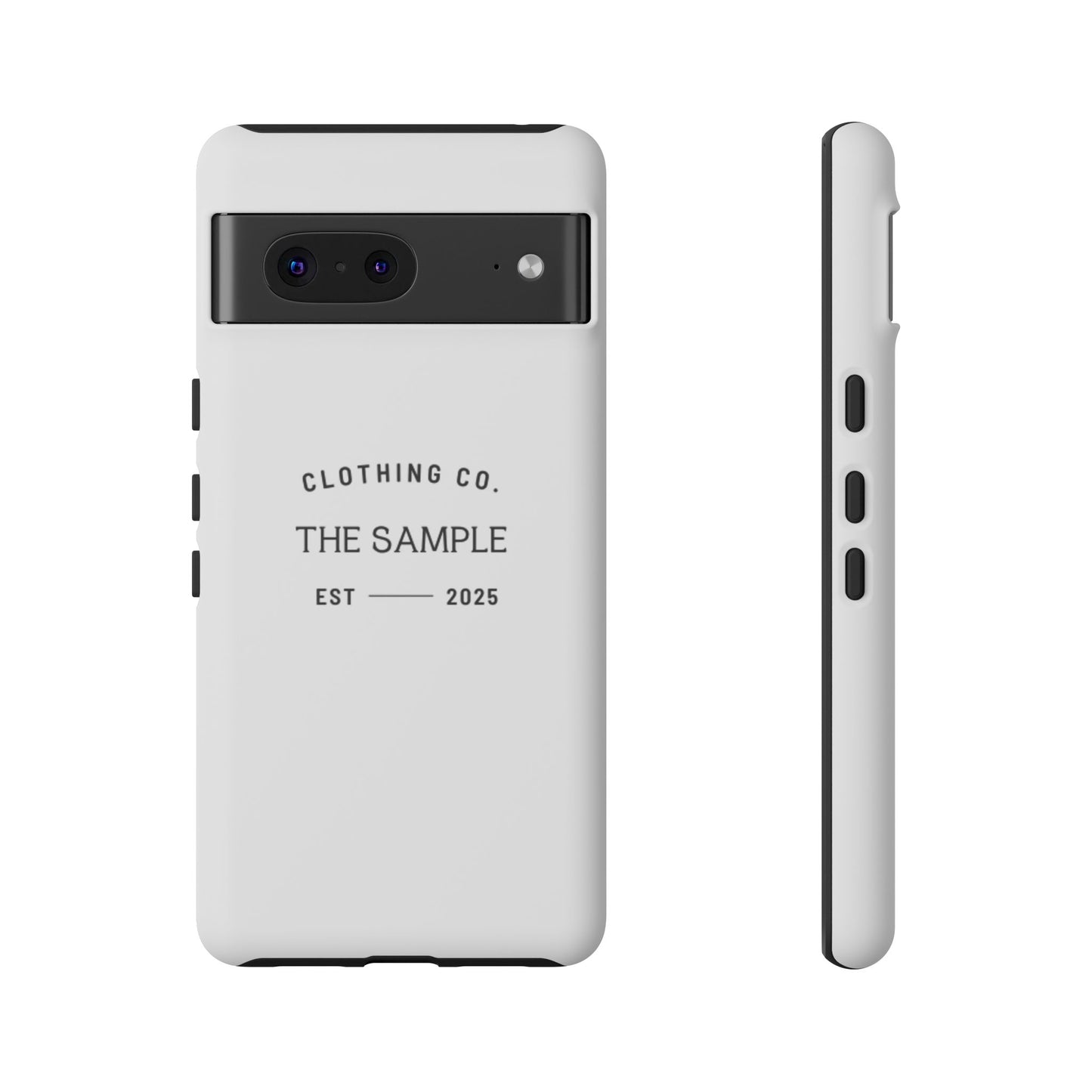 Durable Phone Case - “The Sample Clothing Co.” Design