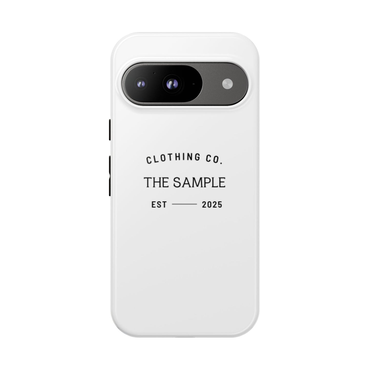 Durable Phone Case - “The Sample Clothing Co.” Design