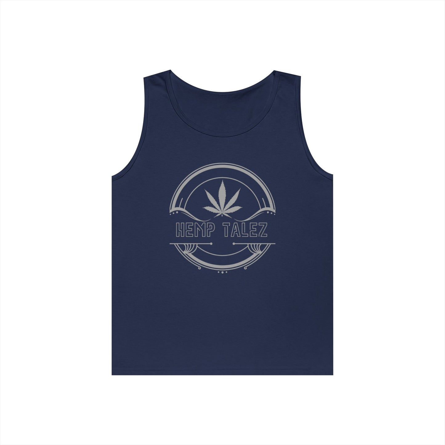 (Unisex) Heavy Cotton Tank Top - “Hemp Talez” Design