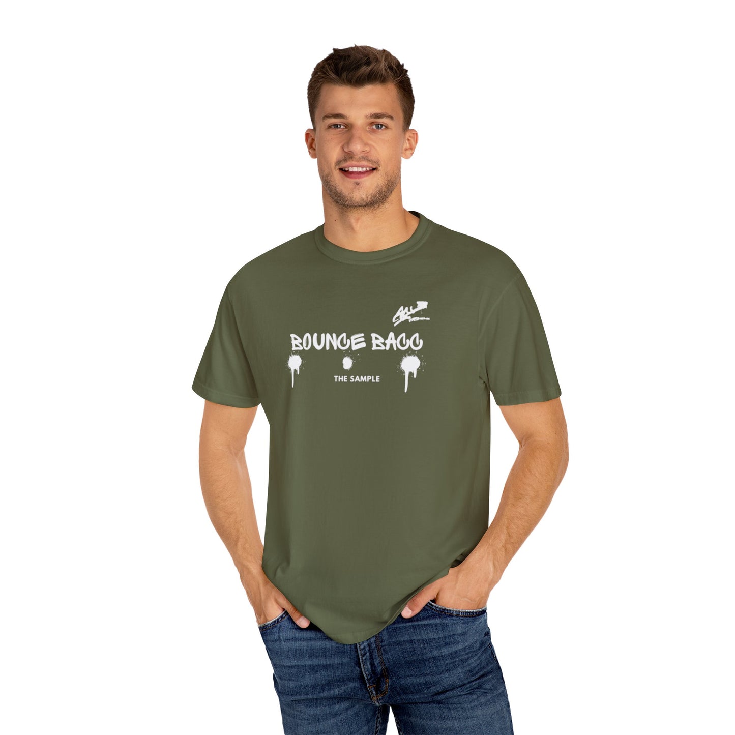 “Bounce Bacc” Unisex Garment-Dyed T-Shirt - Soft, Trendy Style for Everyday Wear