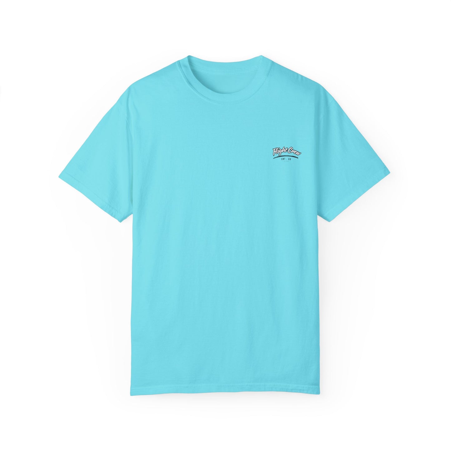 Casual Unisex Garment-Dyed T-Shirt - "Flight Crew" Design