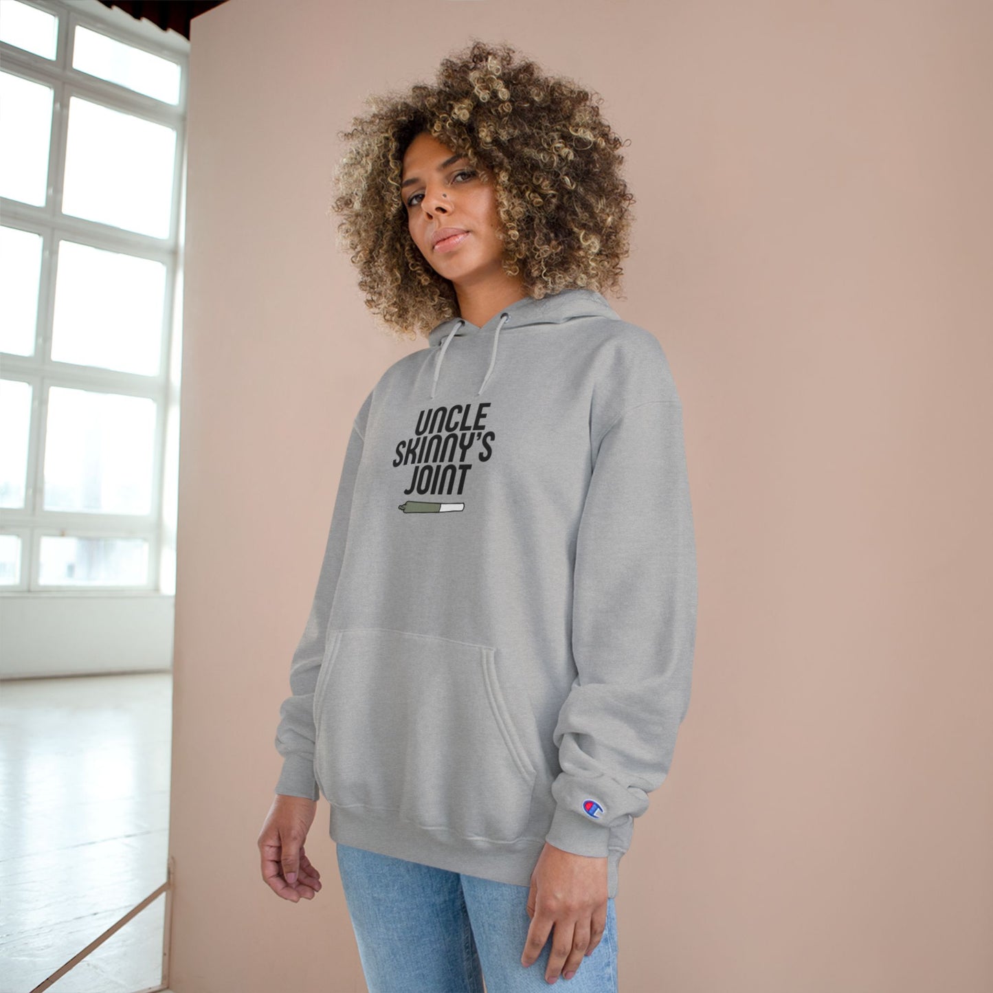 Champion Hoodie - “Uncle Skinny’s Joint” Design