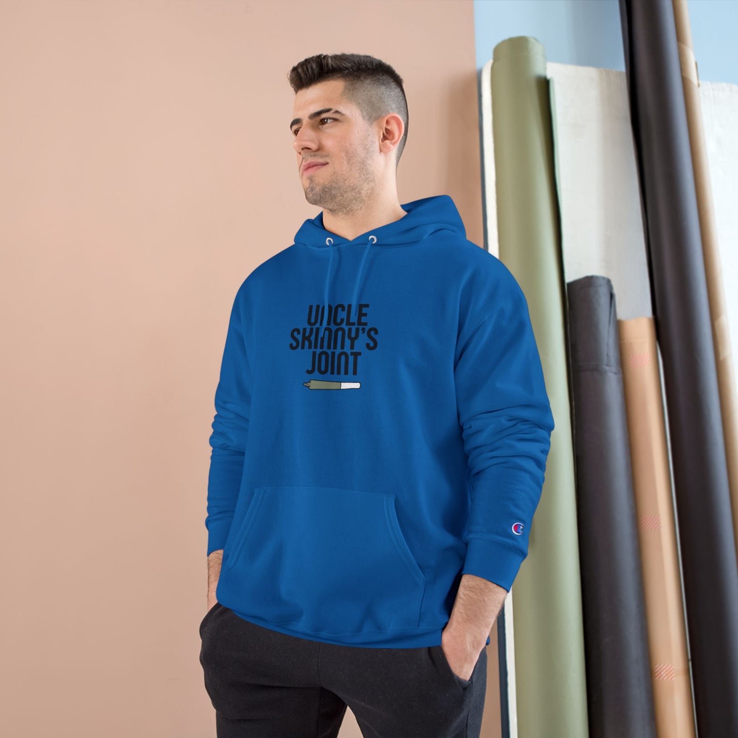 Champion Hoodie - “Uncle Skinny’s Joint” Design