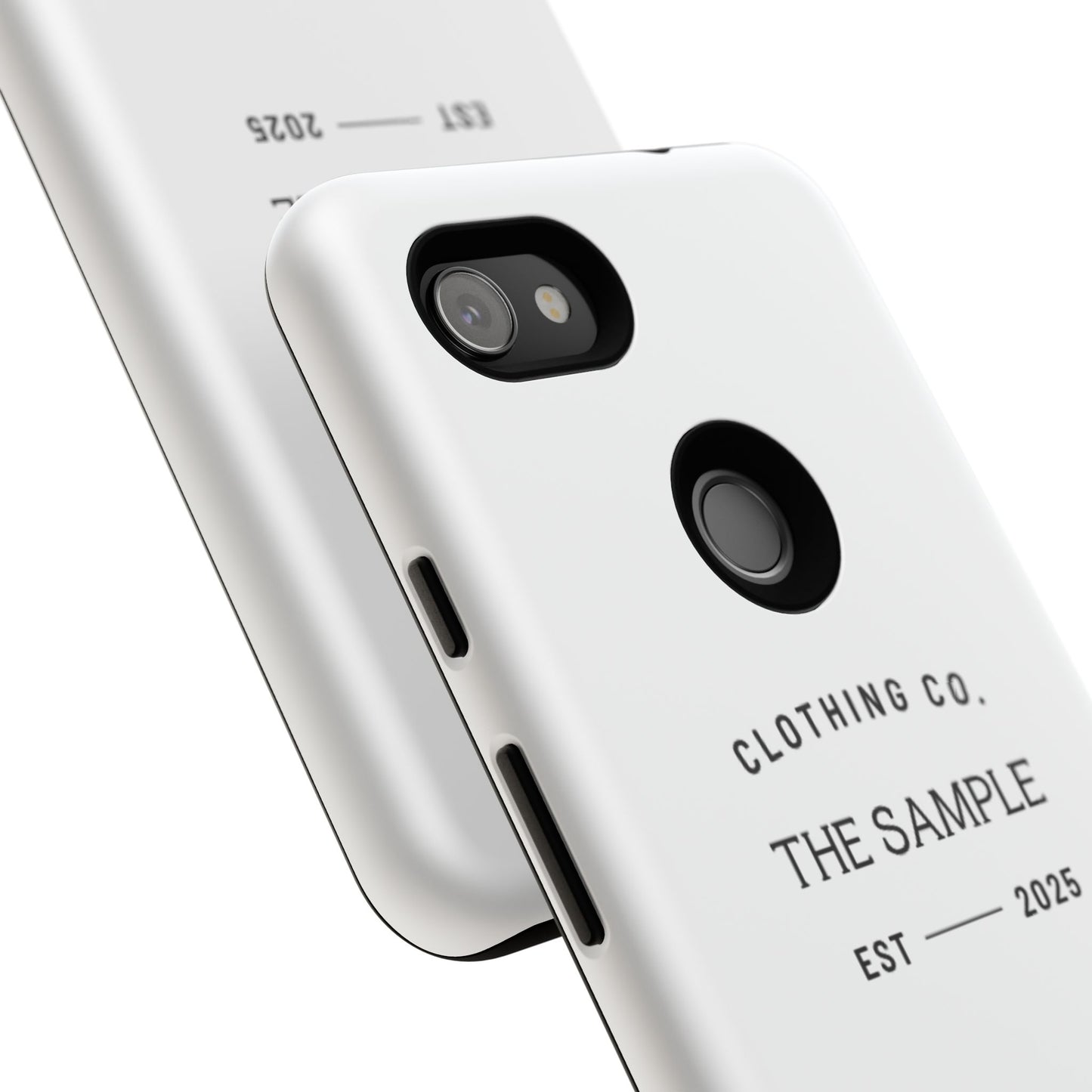 Durable Phone Case - “The Sample Clothing Co.” Design