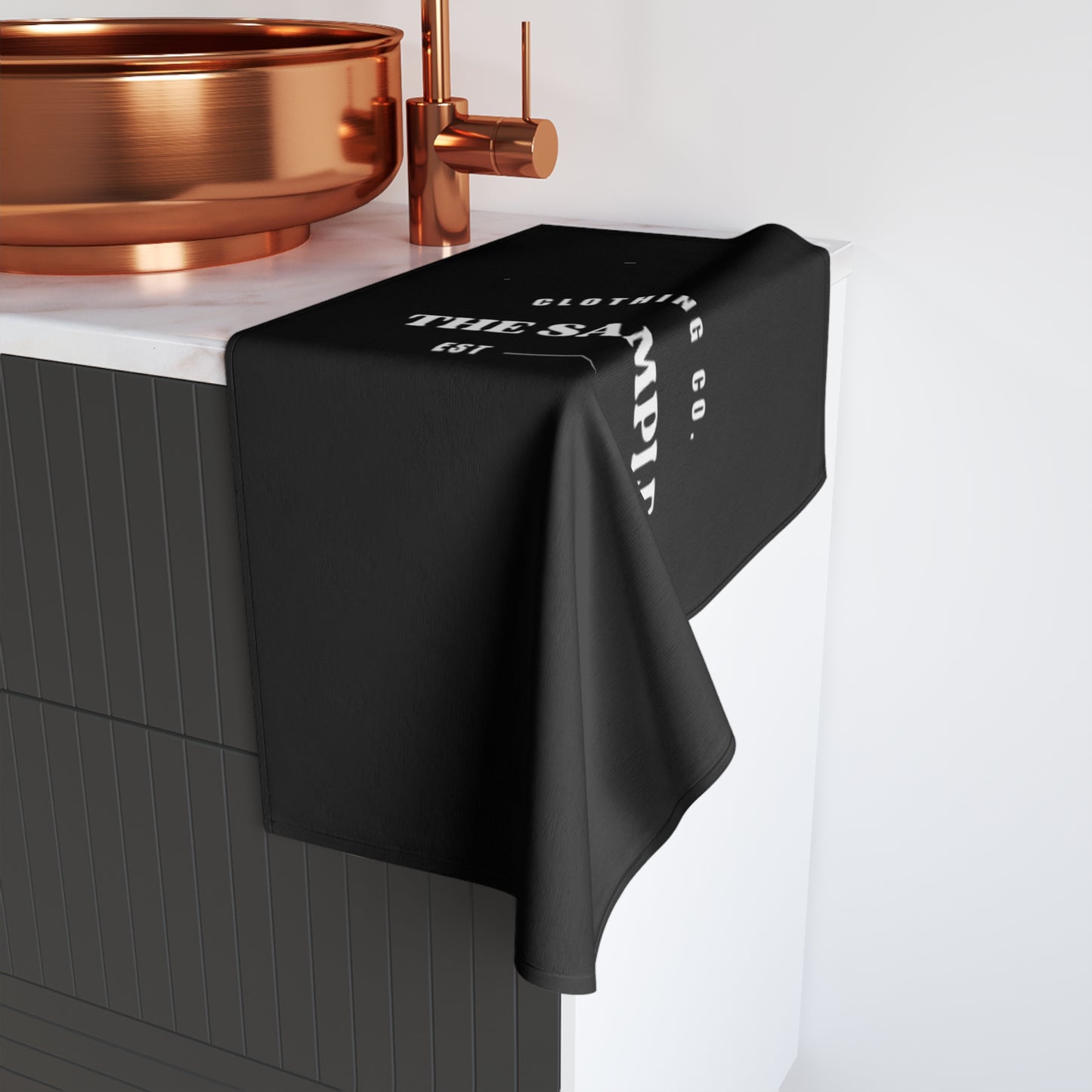 Black Hand Towel - "The Sample Clothing Co. Collective" Design