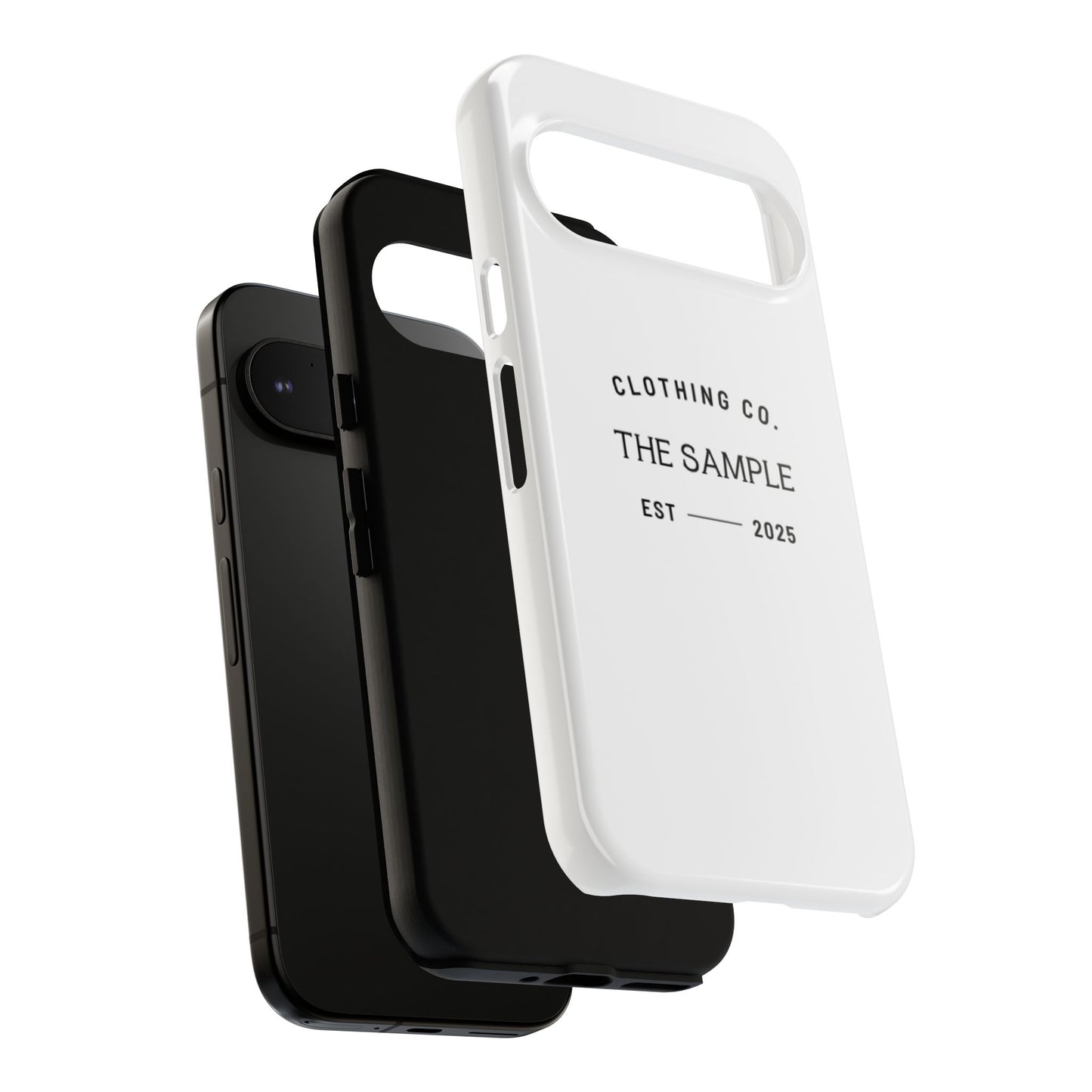 Durable Phone Case - “The Sample Clothing Co.” Design