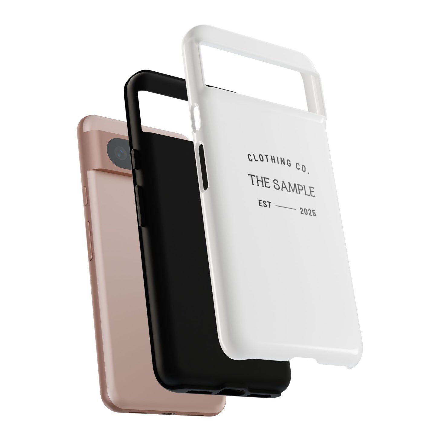 Durable Phone Case - “The Sample Clothing Co.” Design