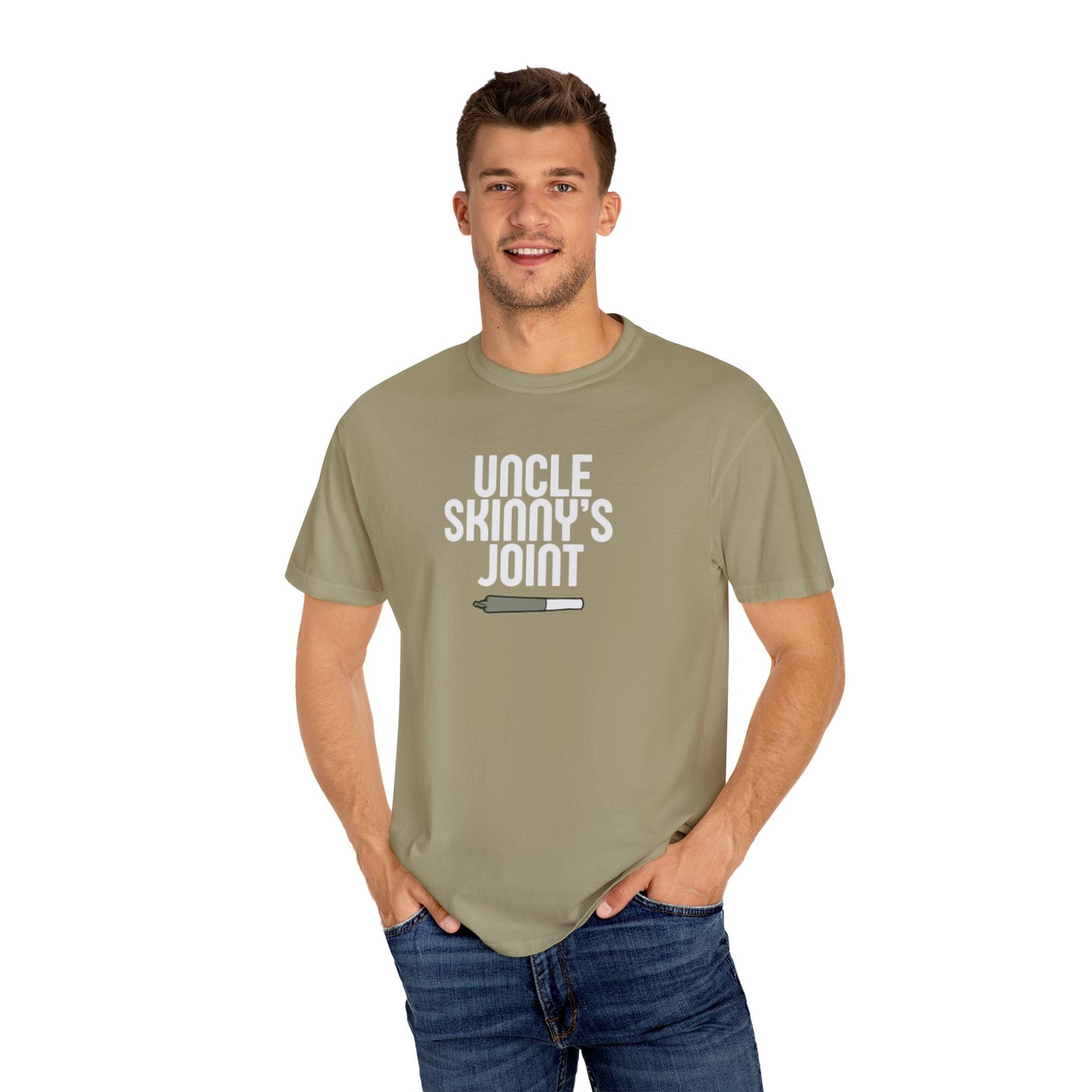 (Unisex) Comfortable Tee - “Uncle Skinny’s Joint” Design