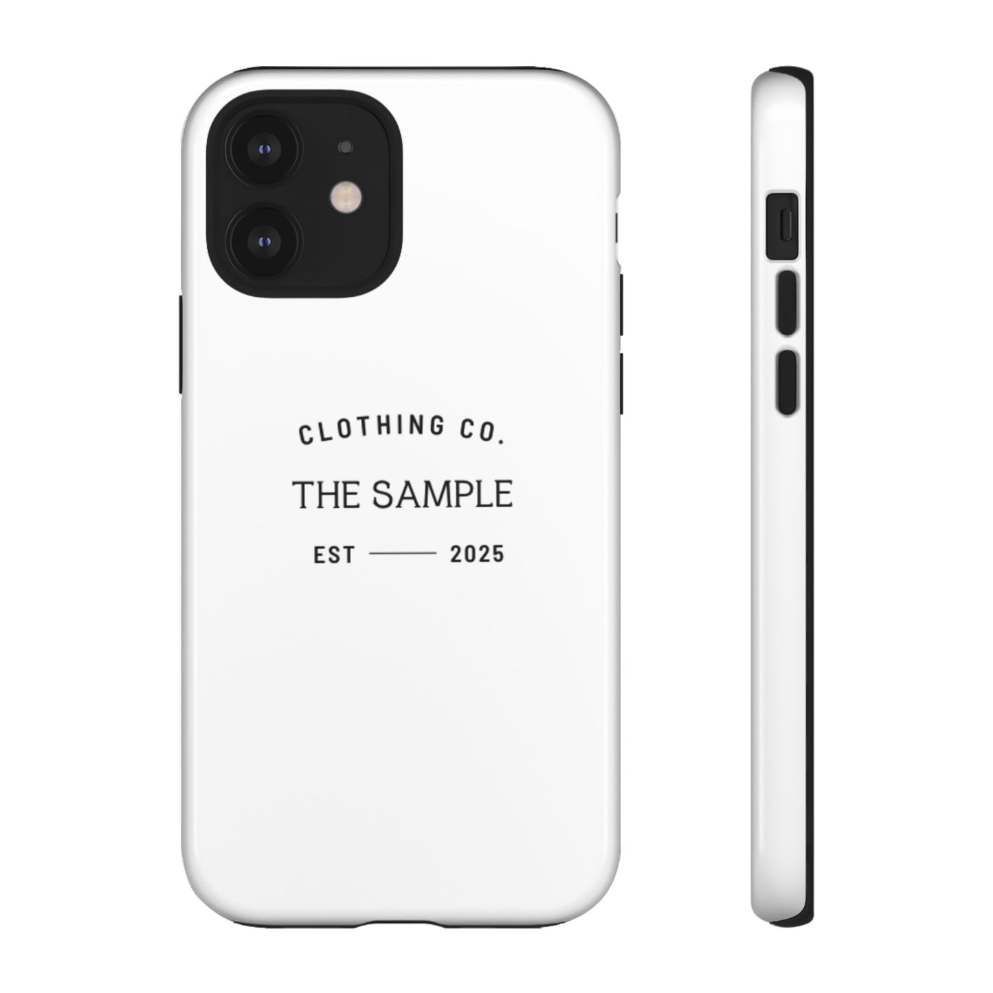 Durable Phone Case - “The Sample Clothing Co.” Design