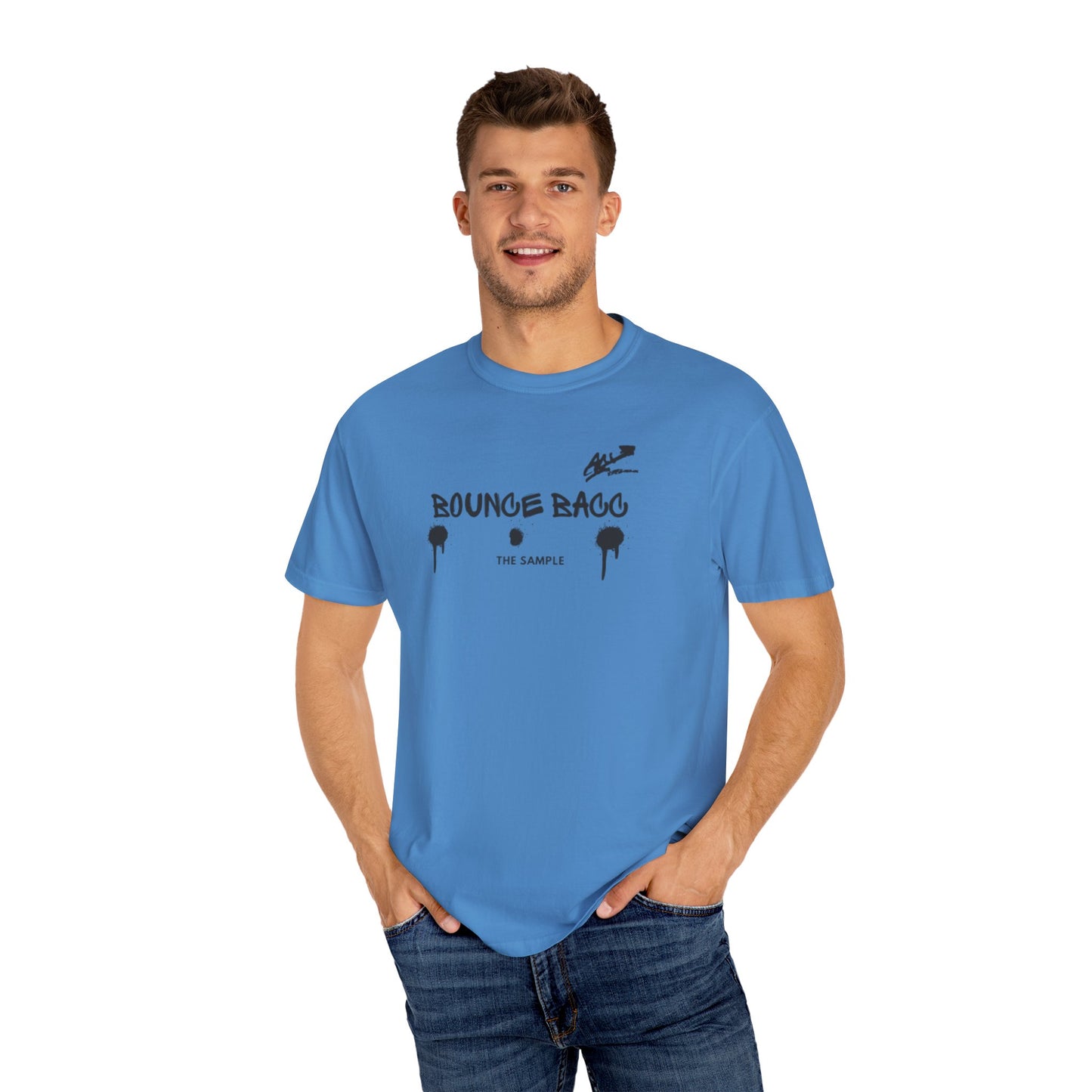 “Bounce Bacc” Unisex Garment-Dyed T-Shirt - Streetwear Style for Everyday Comfort