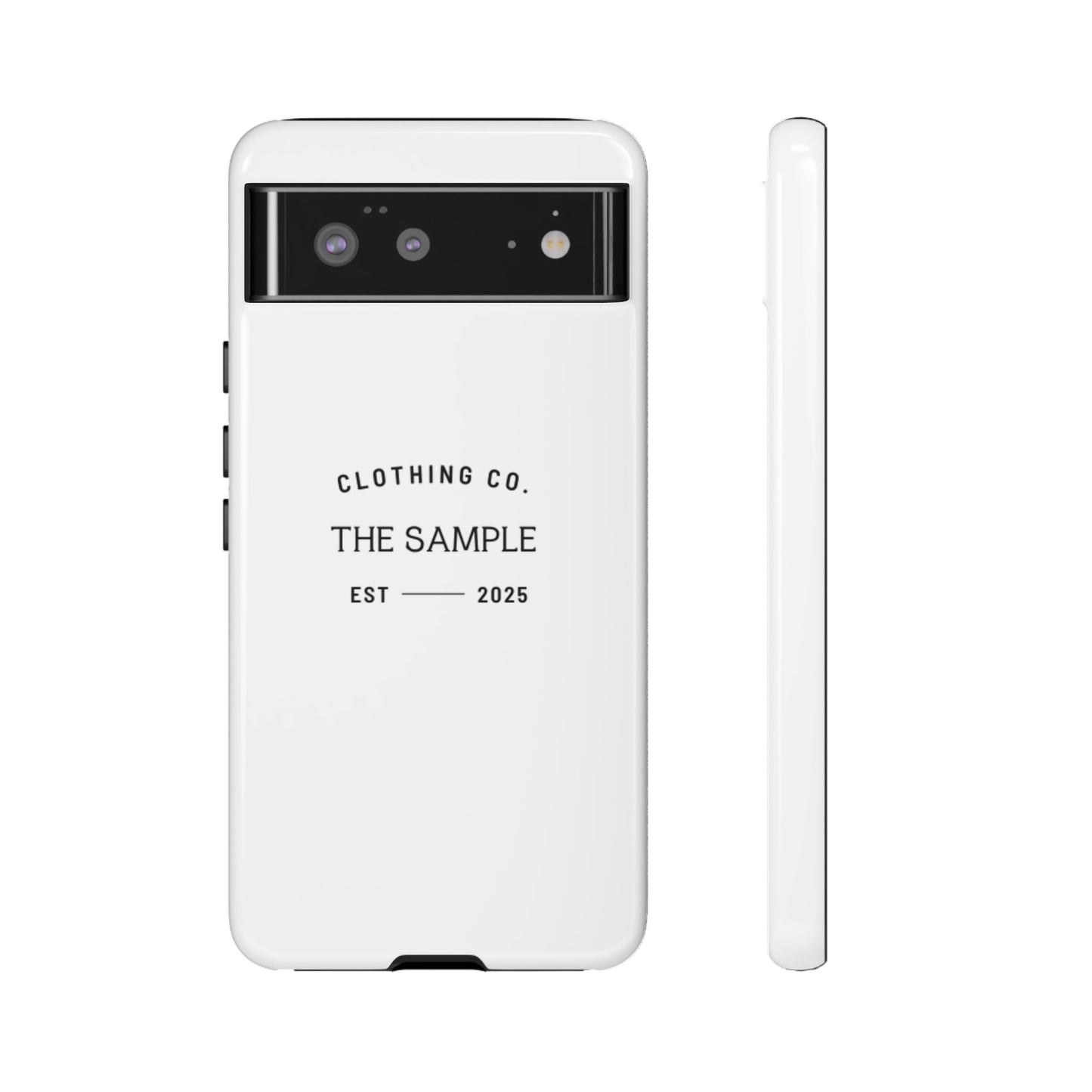 Durable Phone Case - “The Sample Clothing Co.” Design