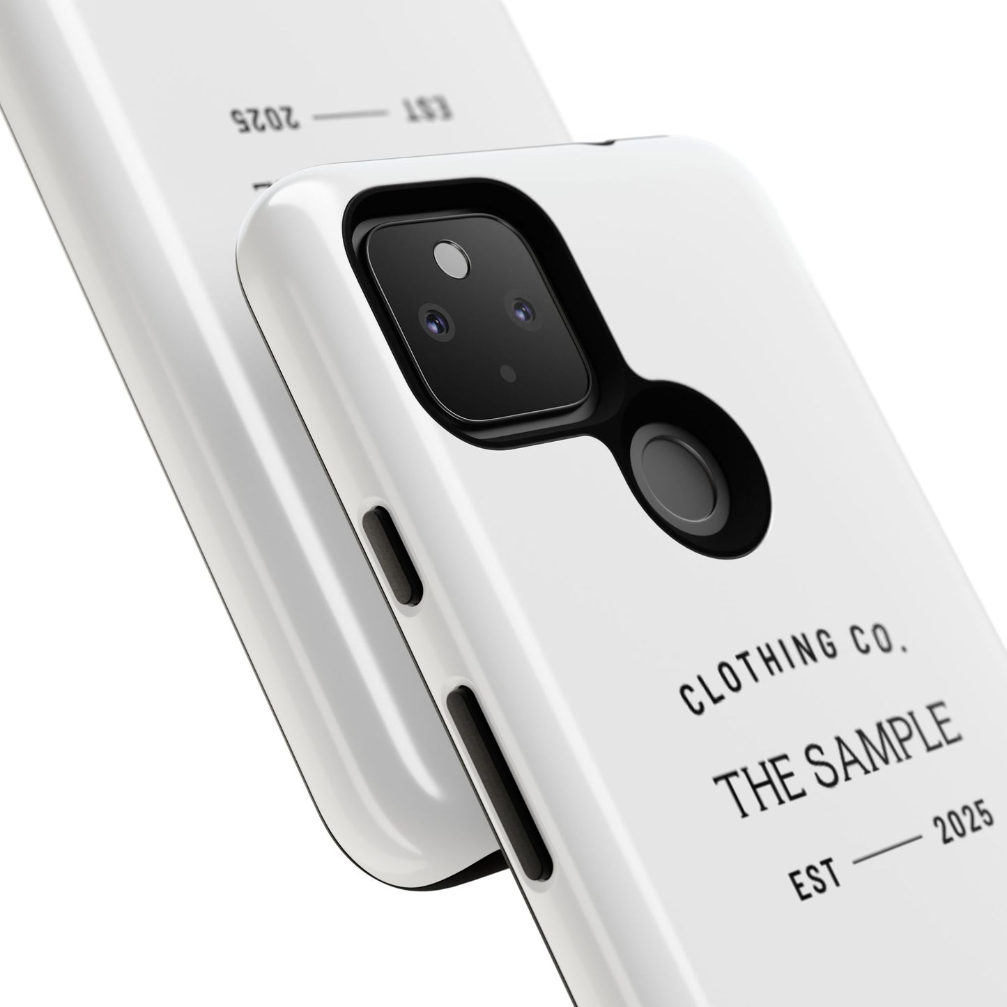 Durable Phone Case - “The Sample Clothing Co.” Design