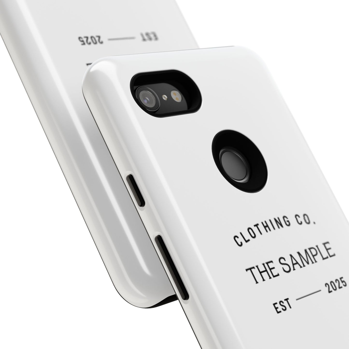Durable Phone Case - “The Sample Clothing Co.” Design