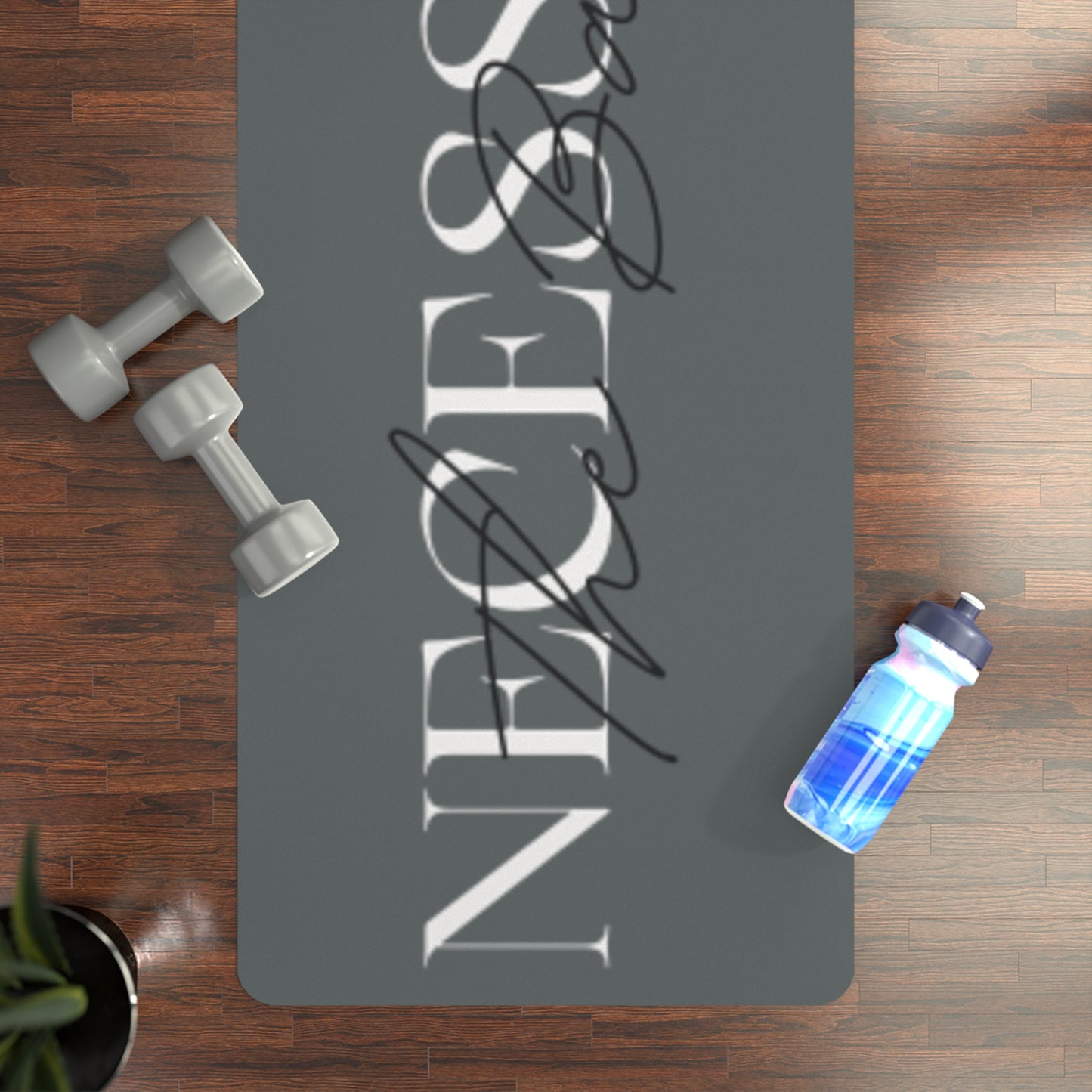 Rubber Yoga Mat - “The Bare Necessities” Design