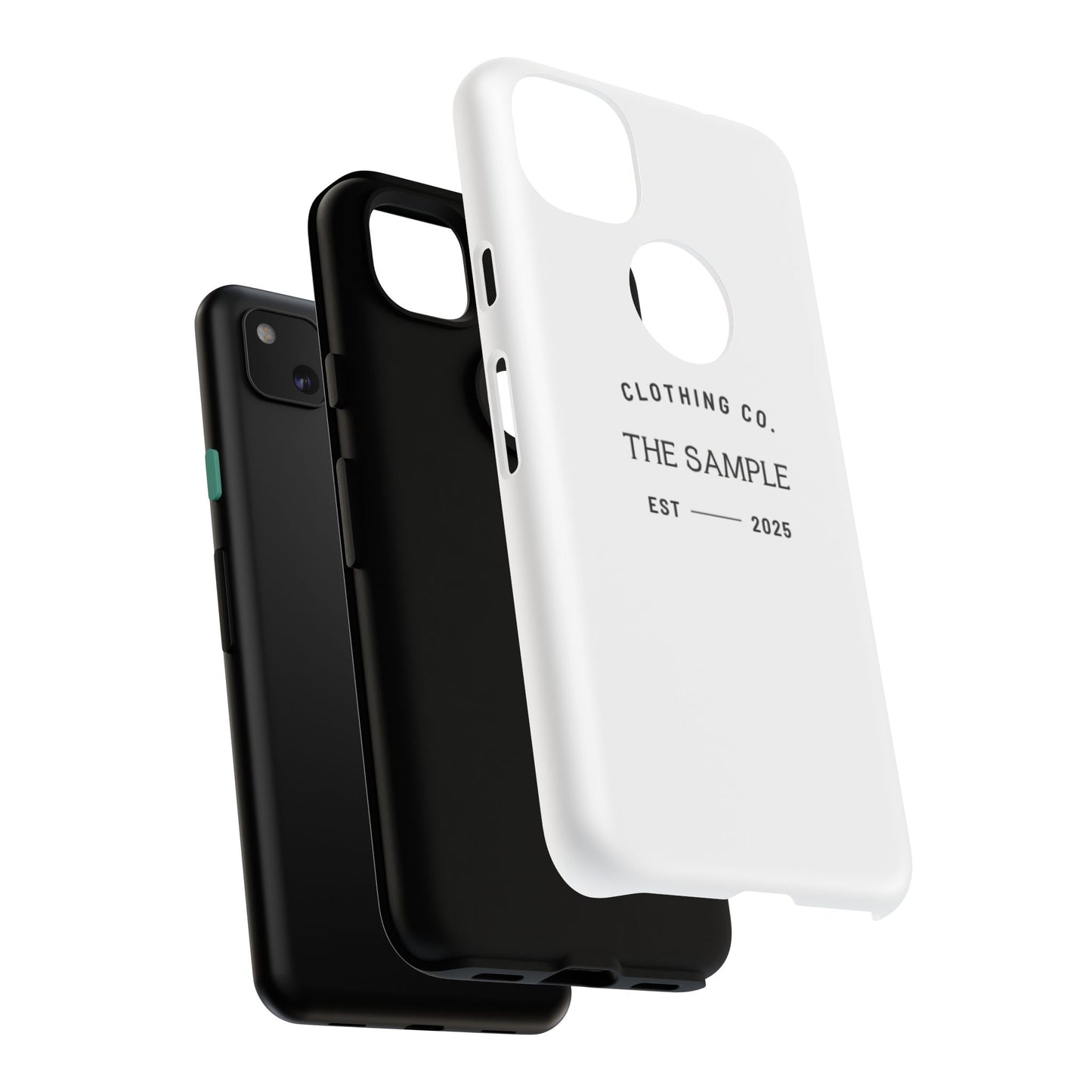 Durable Phone Case - “The Sample Clothing Co.” Design