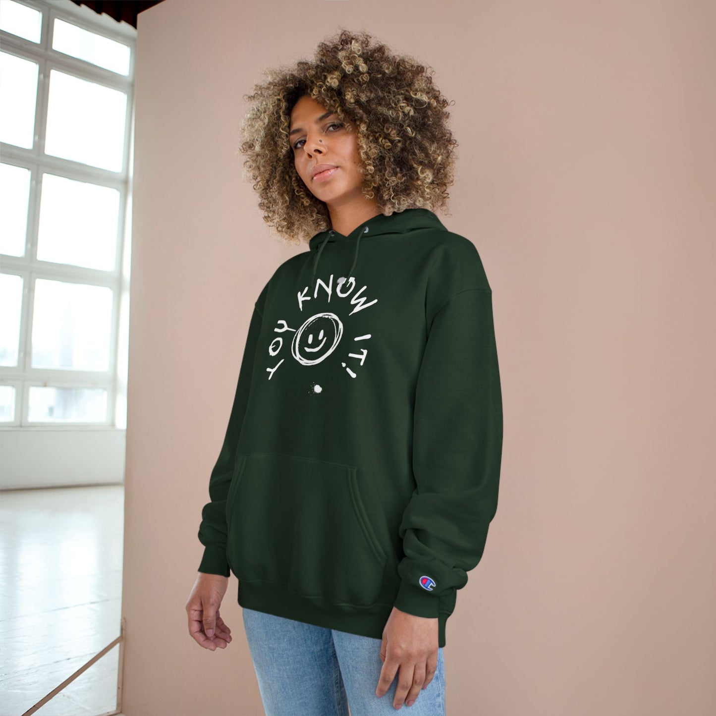 Champion Hoodie - 'You Know It!' Casual Sweatshirt for Everyday Comfort