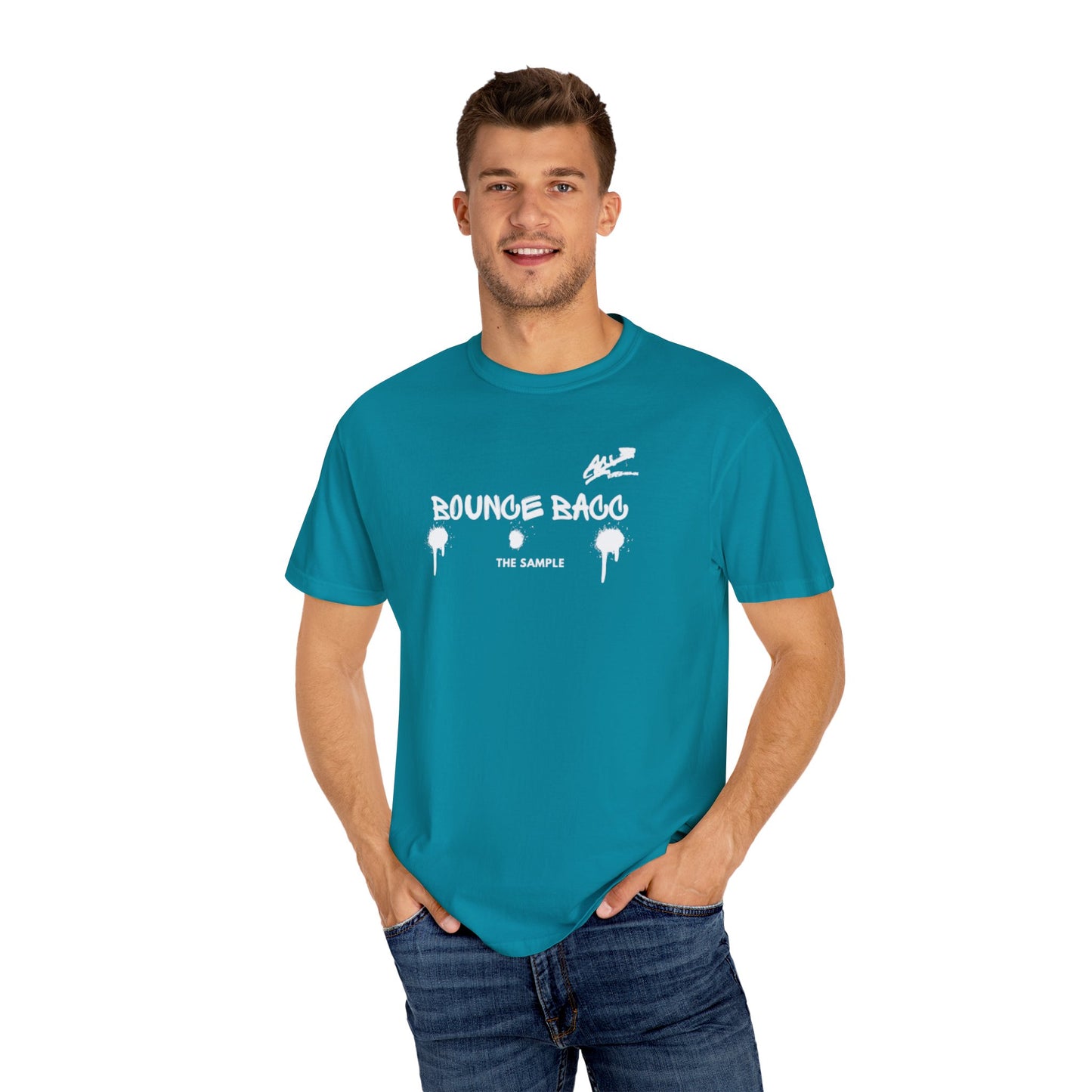 “Bounce Bacc” Unisex Garment-Dyed T-Shirt - Soft, Trendy Style for Everyday Wear