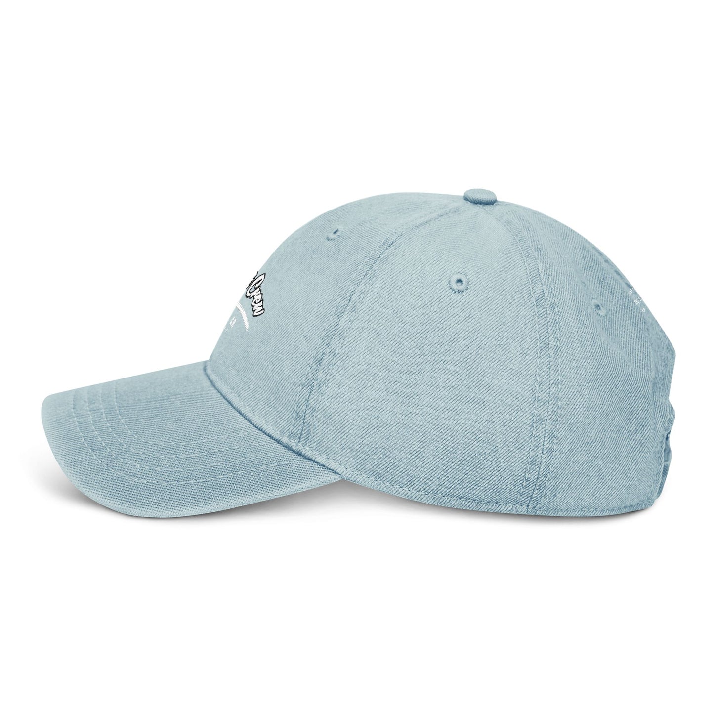 Unisex Embroidered Denim Hat - “Flight Crew ENT” Design