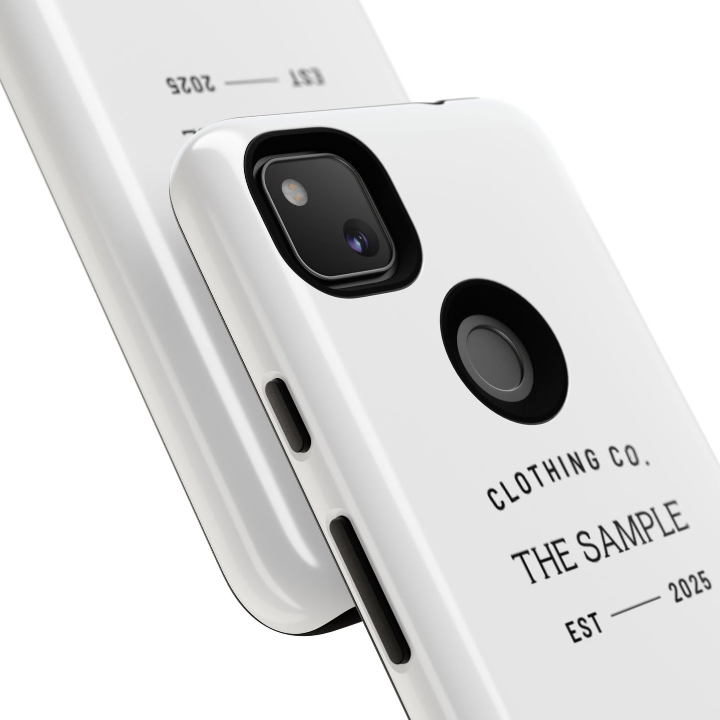 Durable Phone Case - “The Sample Clothing Co.” Design