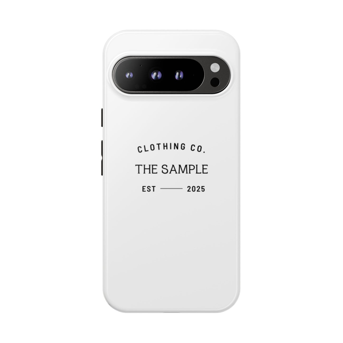 Durable Phone Case - “The Sample Clothing Co.” Design