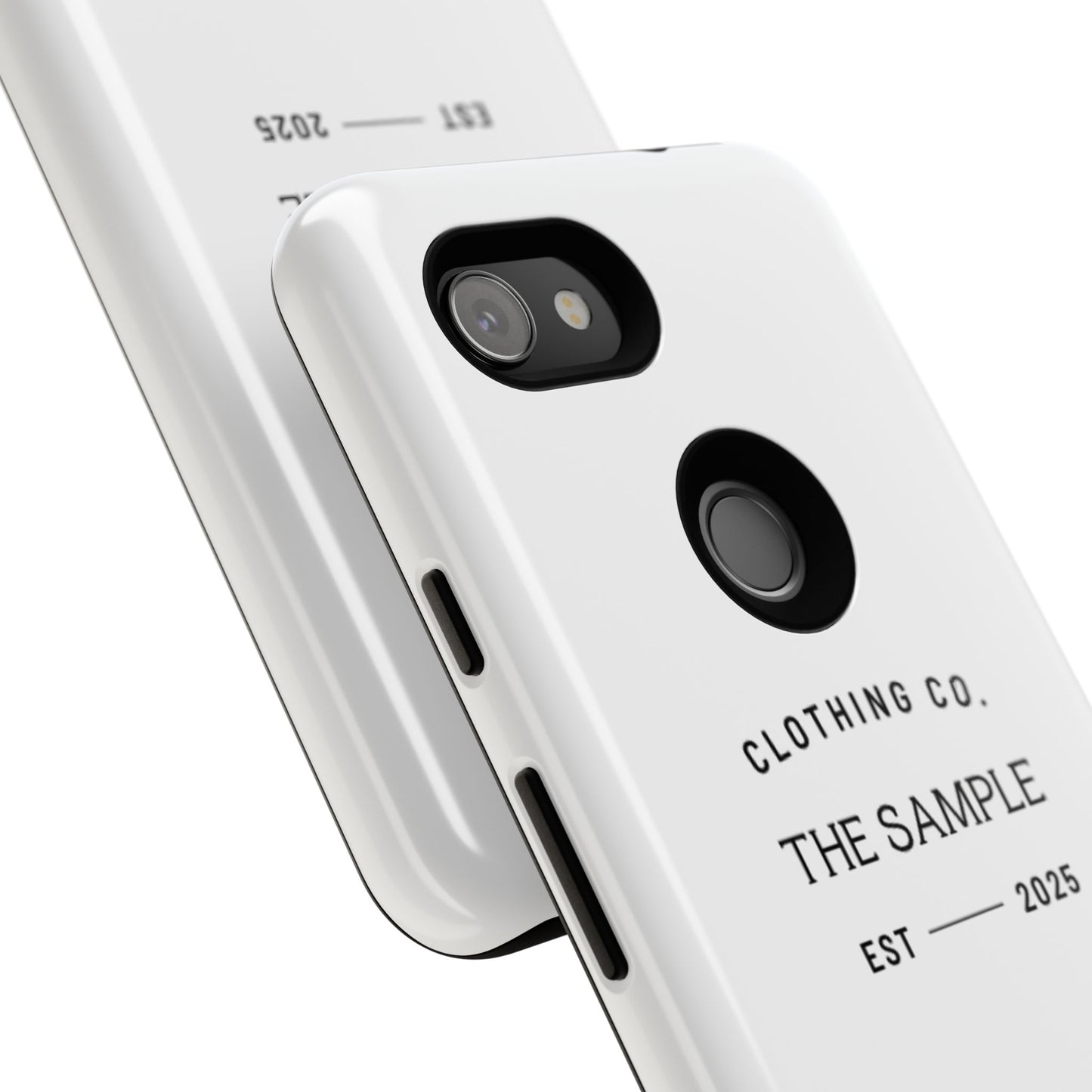Durable Phone Case - “The Sample Clothing Co.” Design