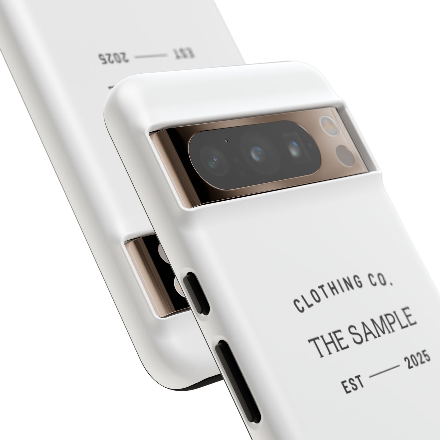 Durable Phone Case - “The Sample Clothing Co.” Design