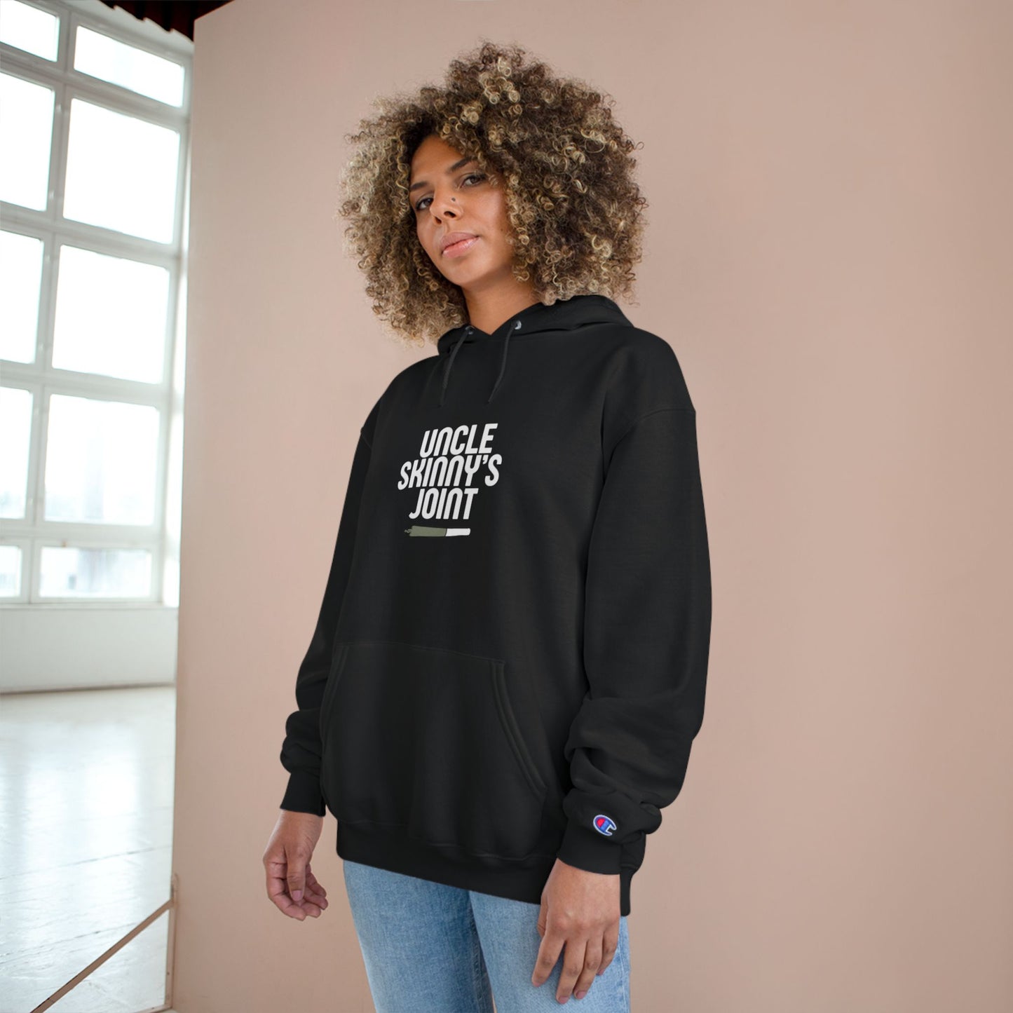 Champion Hoodie - “Uncle Skinny’s Joint” Design