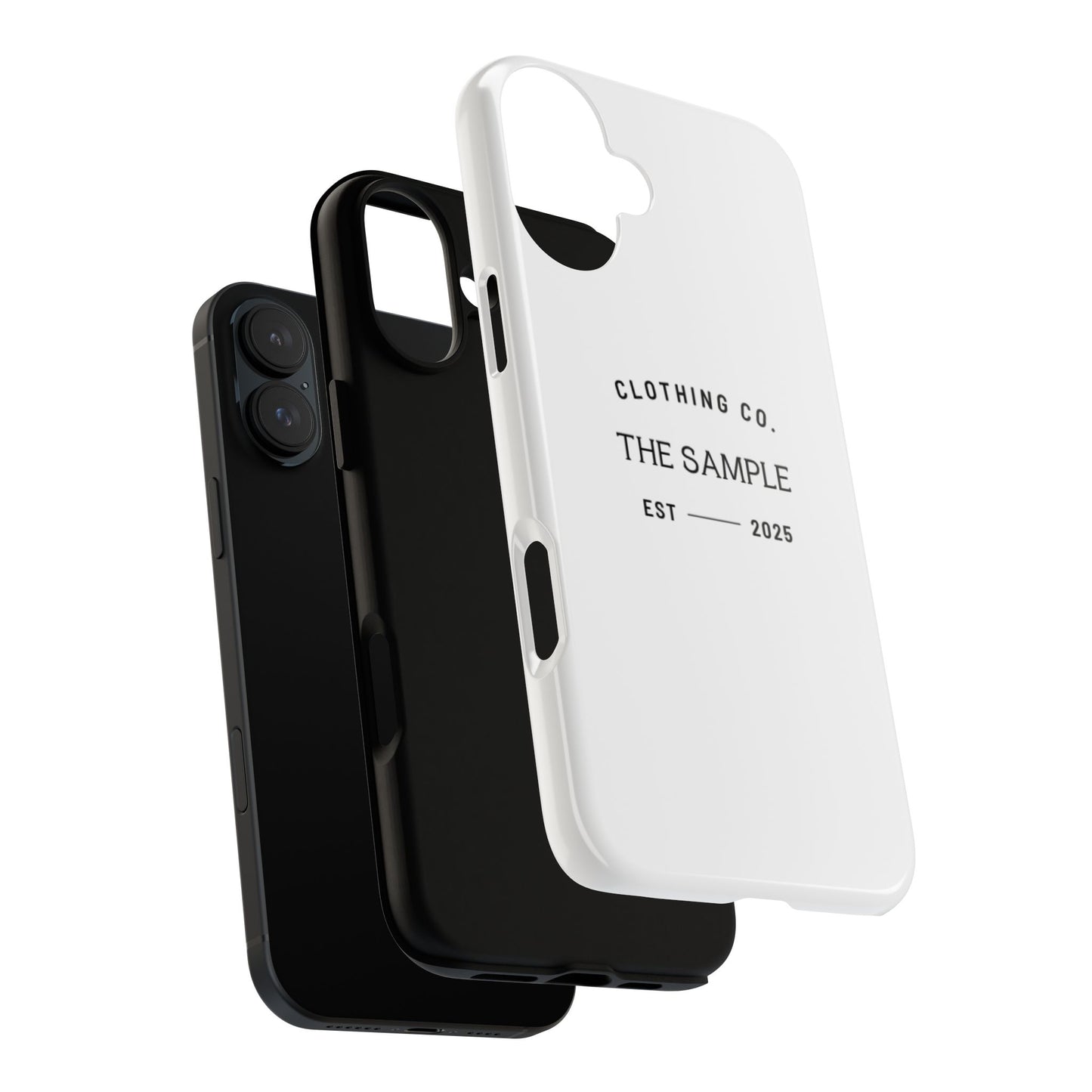 Durable Phone Case - “The Sample Clothing Co.” Design